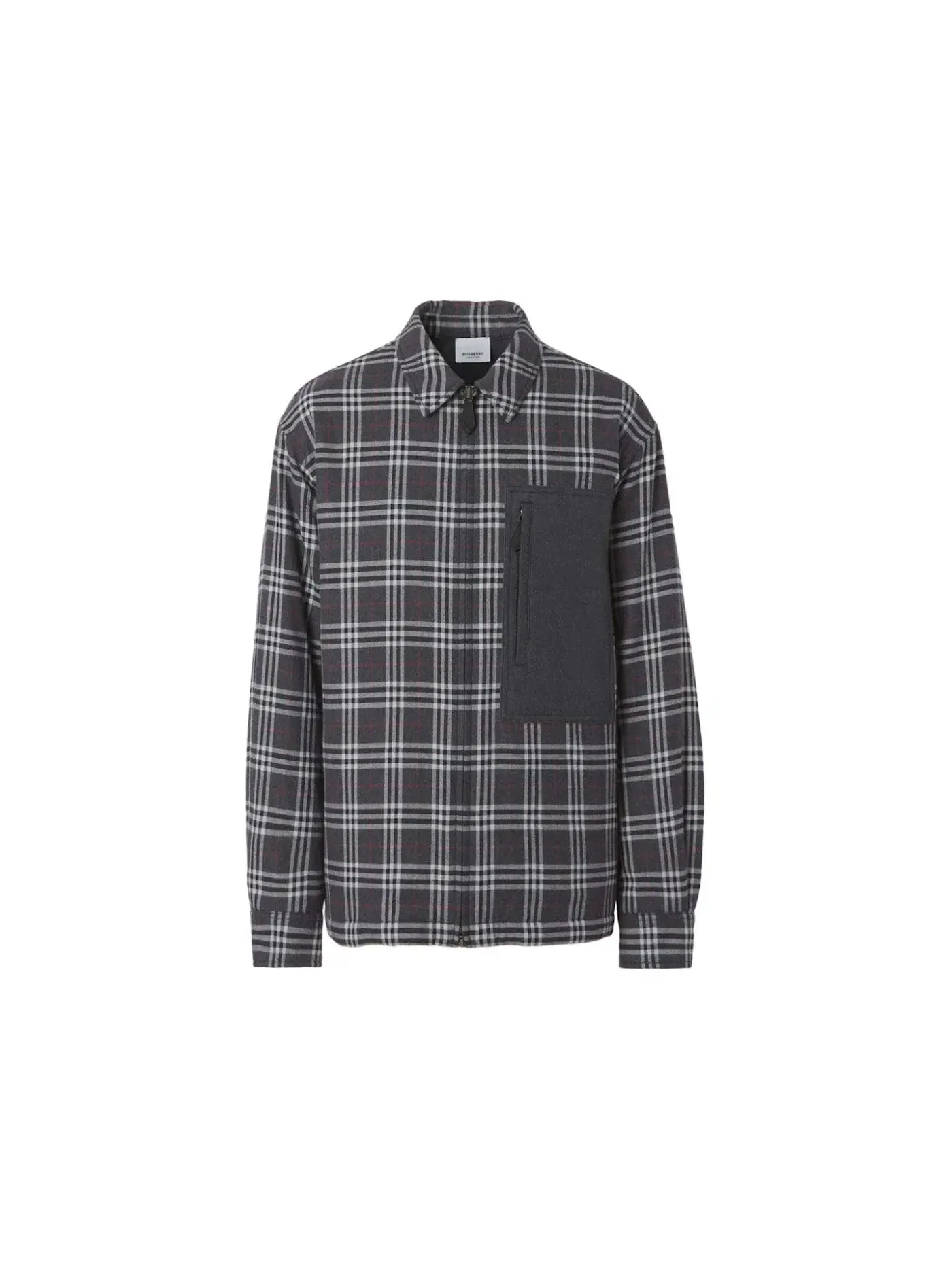 Мужская куртка в клетку Burberry, Gery Check — изображение 1 из 1