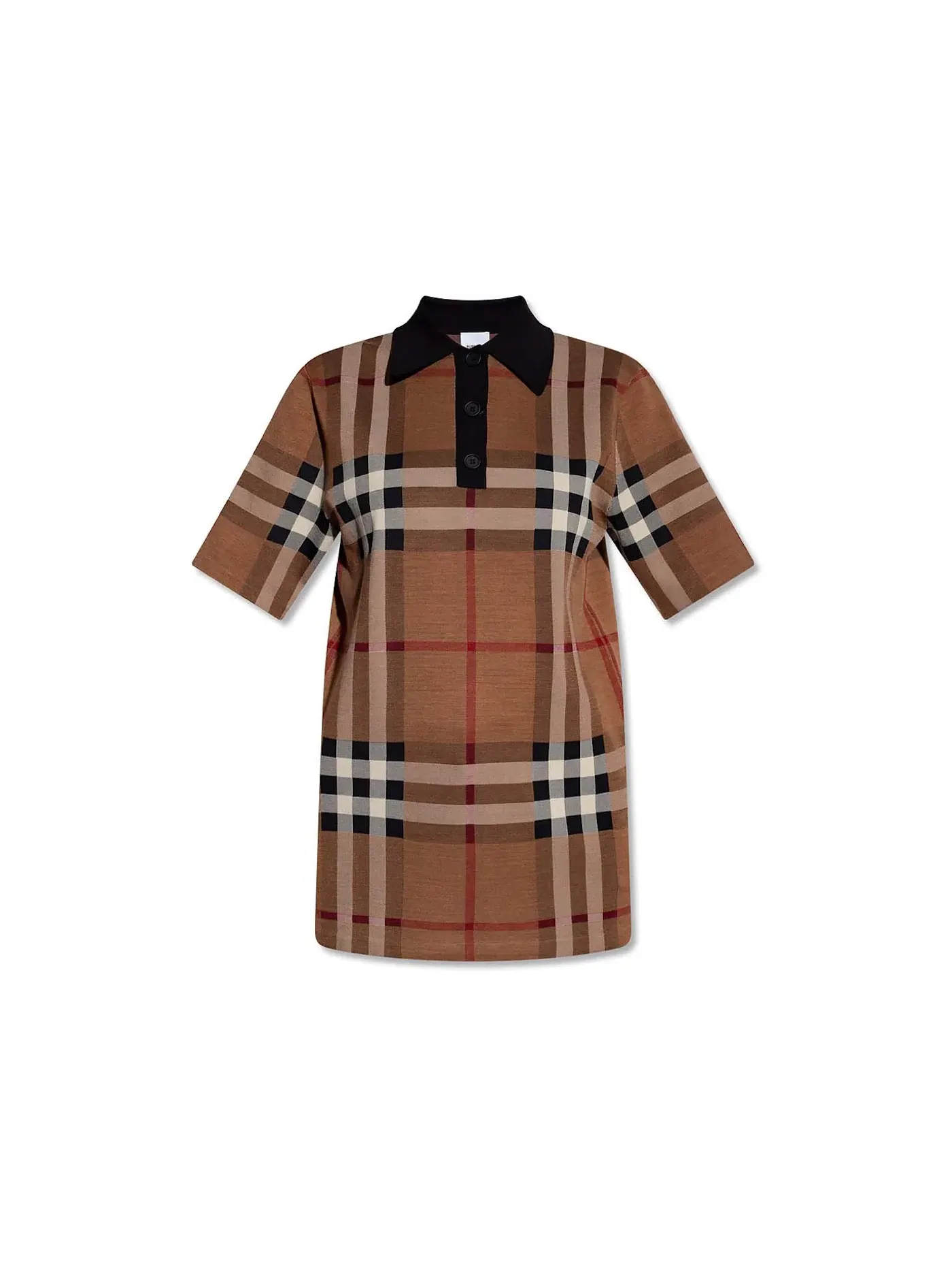 Женское поло Burberry — изображение 1 из 1, коричневый