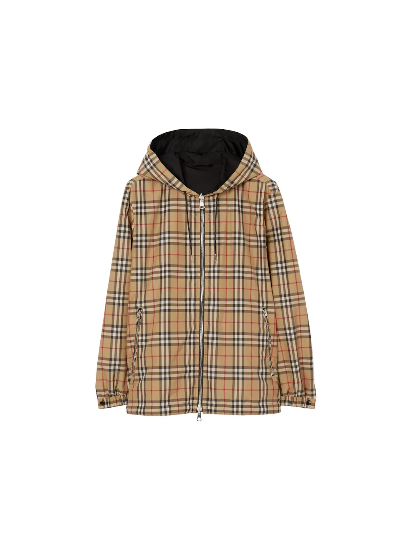 Мужская куртка с капюшоном двусторонняя Burberry — изображение 1 из 1, бежевый
