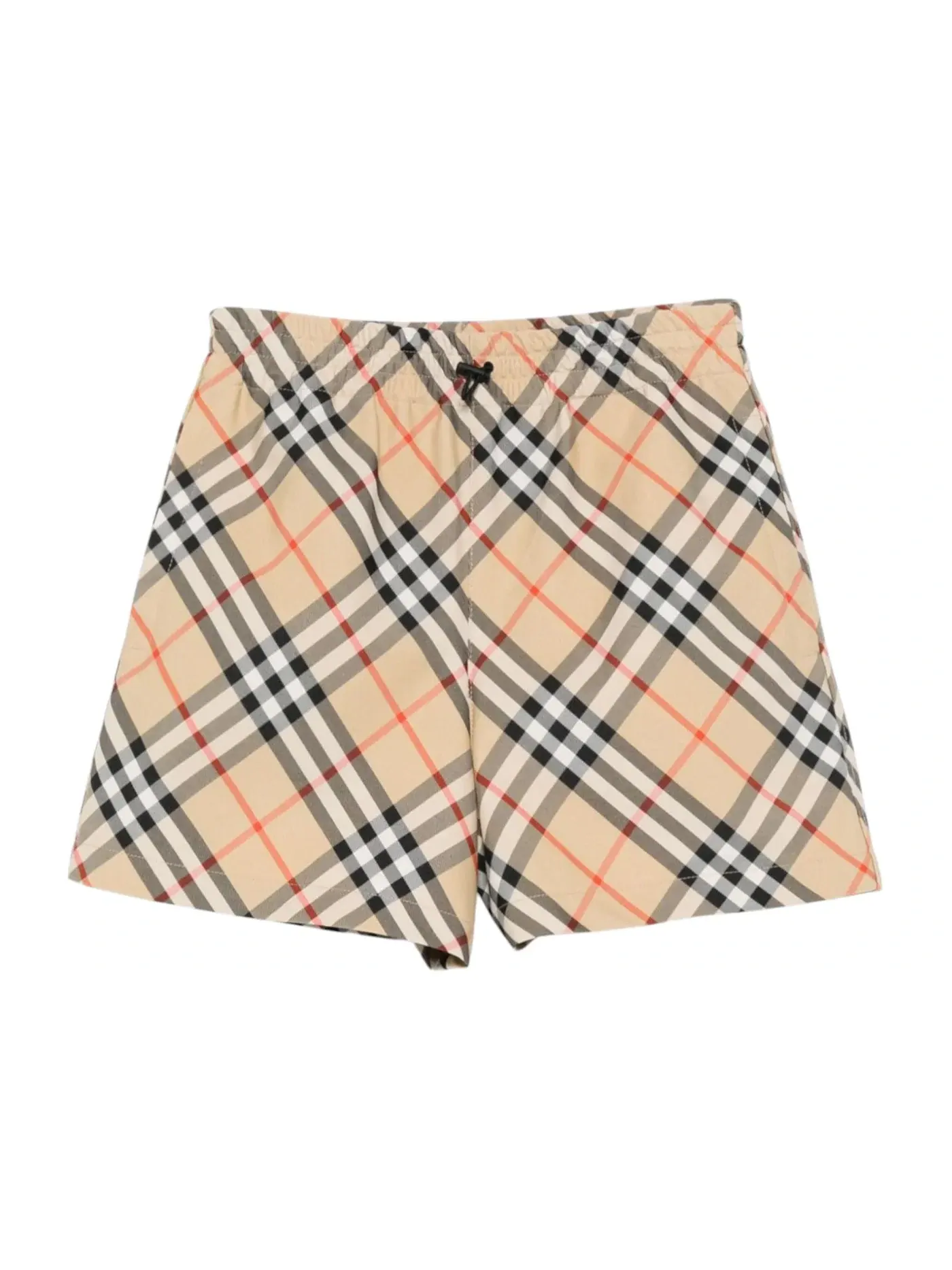 Женские шорты с принтом Burberry Shorts — изображение 1 из 1, песочный