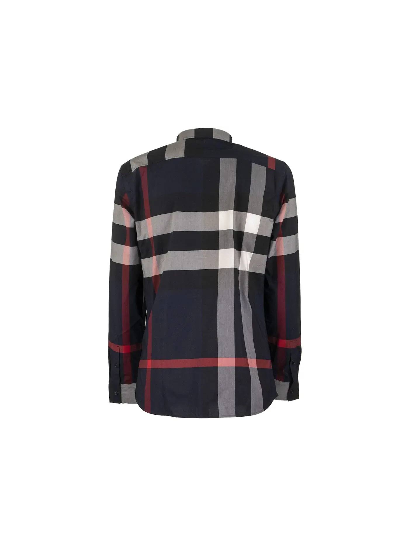 Мужская рубашка с принтом Burberry Shirt Burberry — изображение 2 из 2, темно-синий