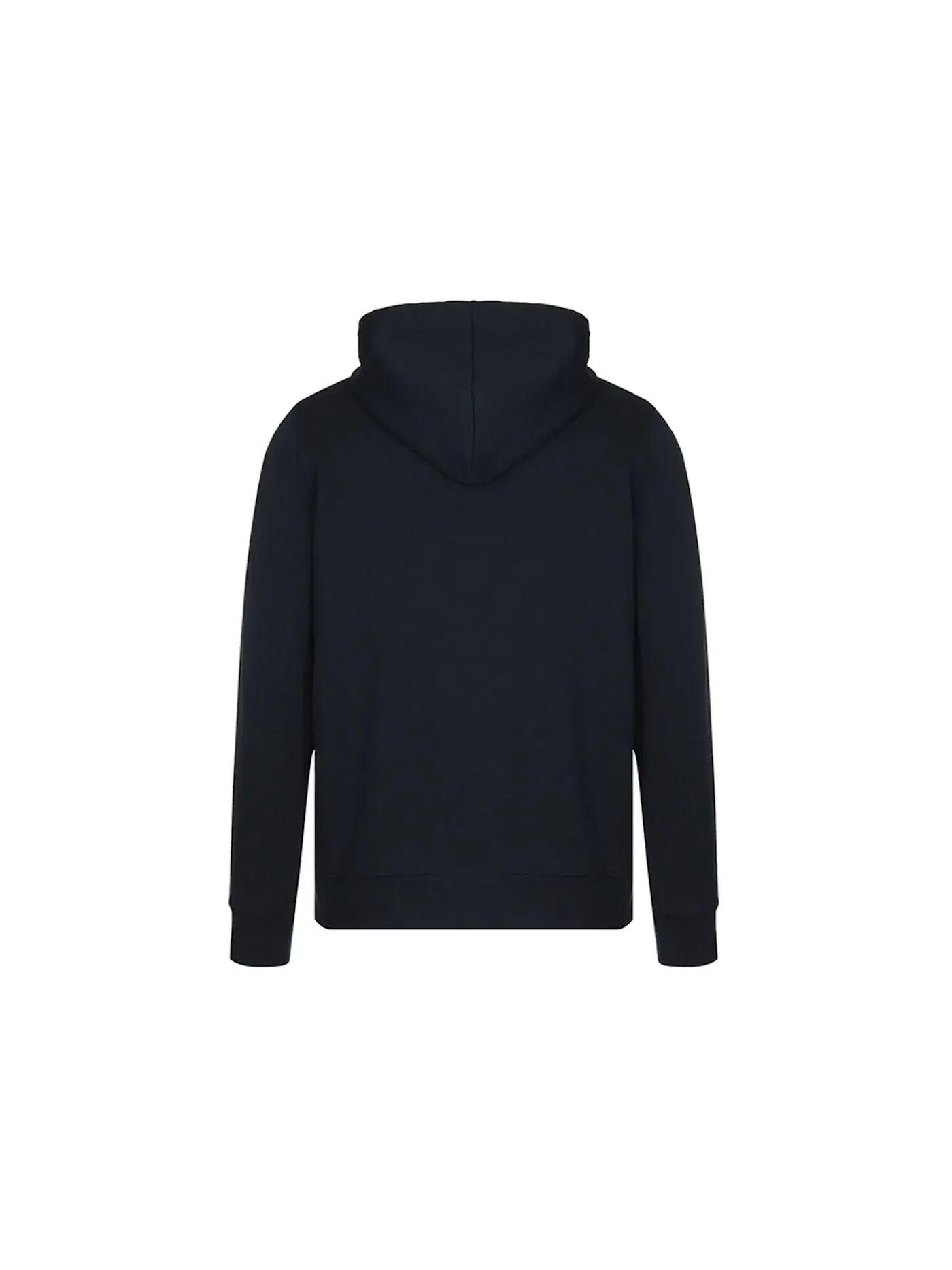 Мужская худи с принтом Burberry Clarendon Check Hood Zip Up — изображение 2 из 2, темно-синий