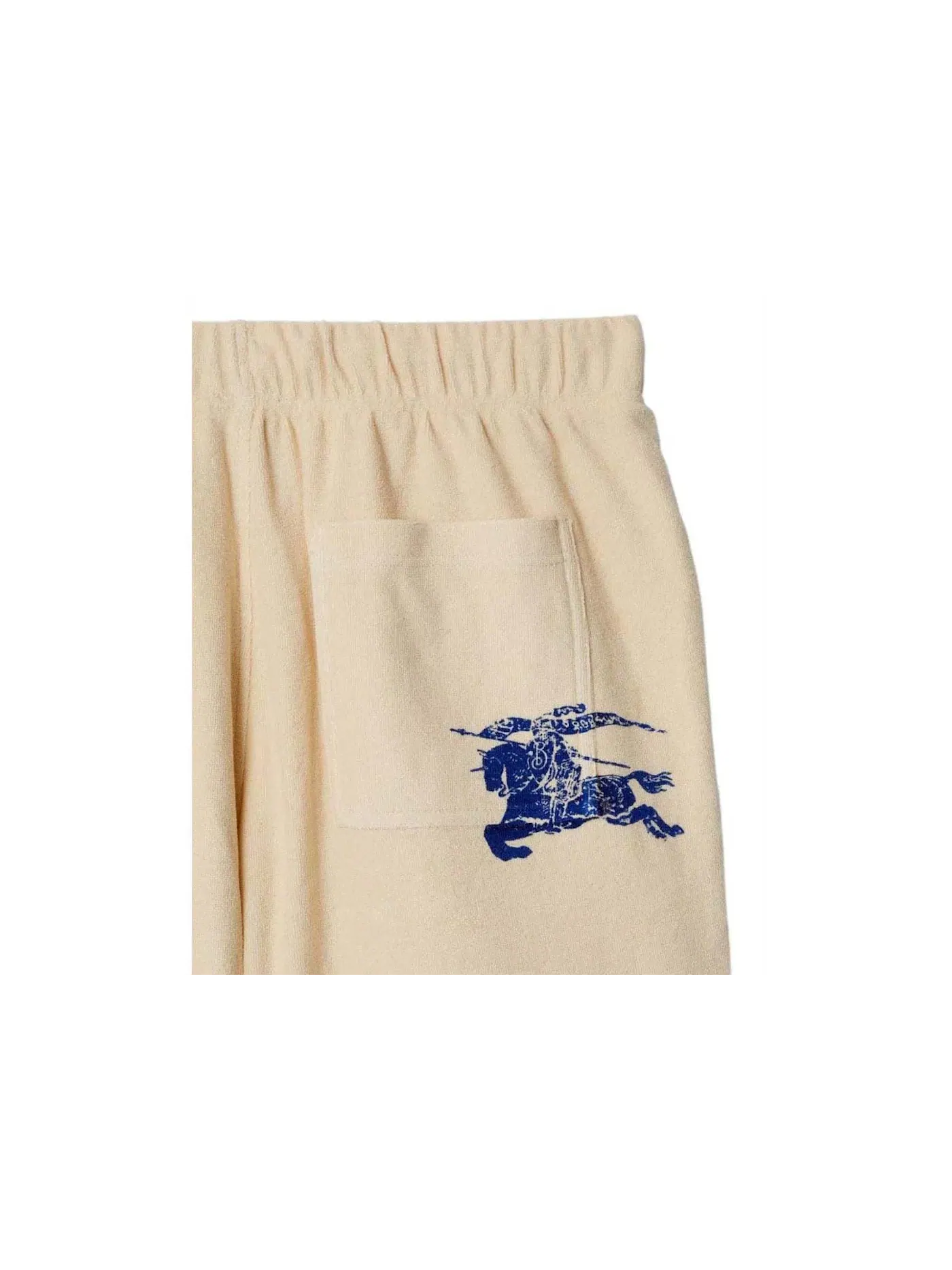 Мужские шорты хлопковые Burberry Shorts — изображение 2 из 2, кремовый