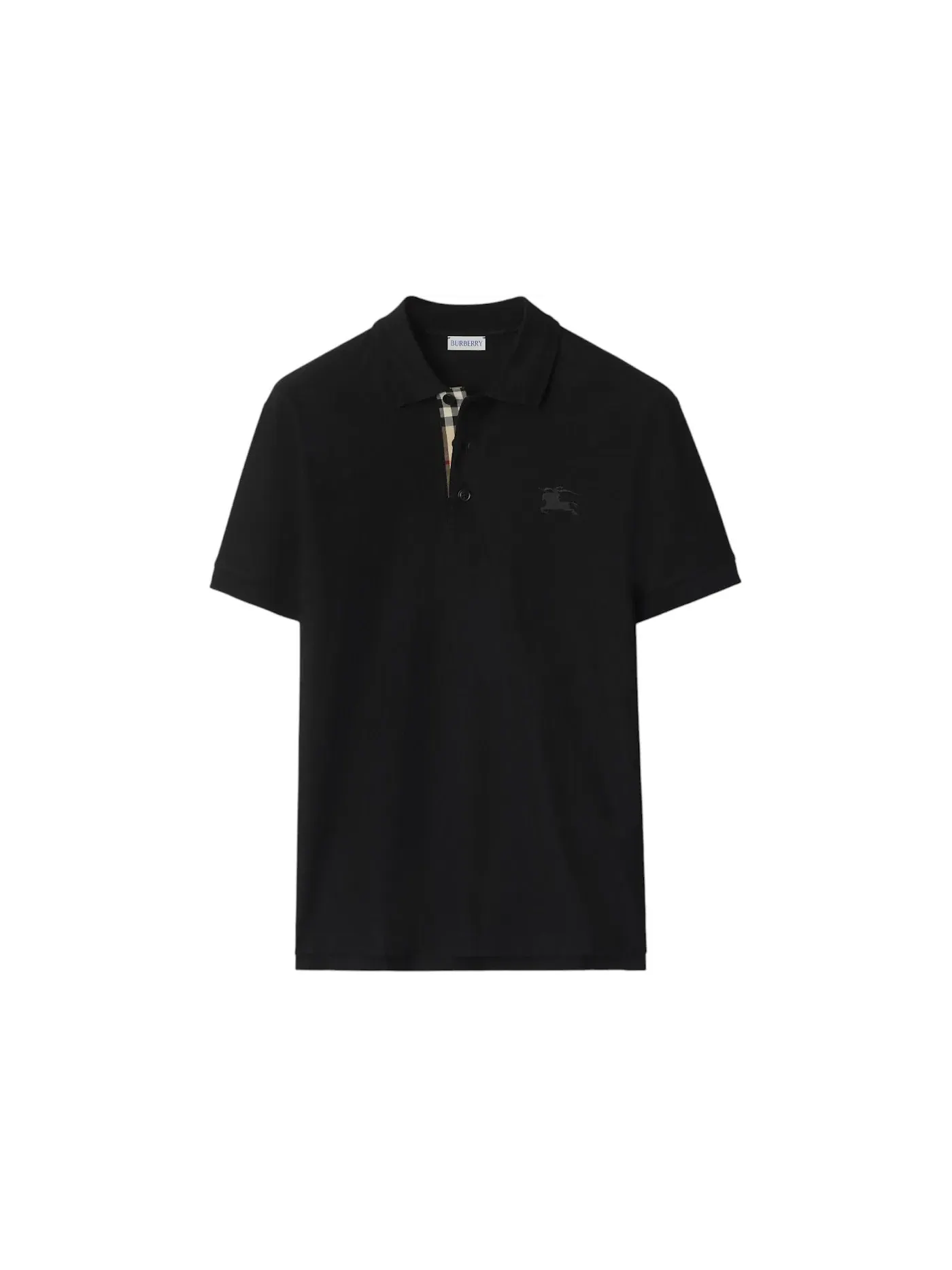 Мужское поло Burberry Polo Shirt — изображение 1 из 1, черный