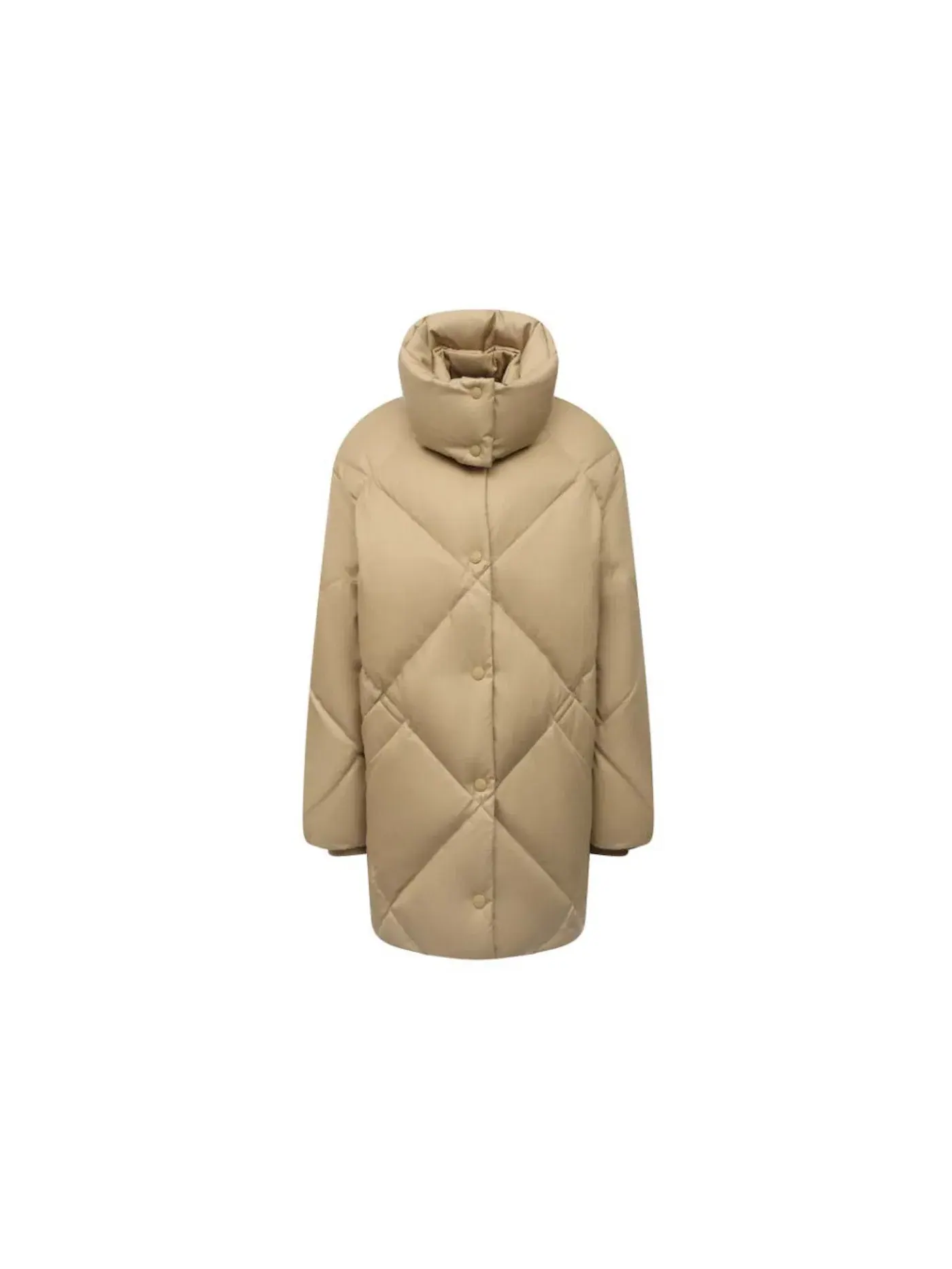 Женское пальто Diamond Quilted Cotton Gabardine Coat Burberry