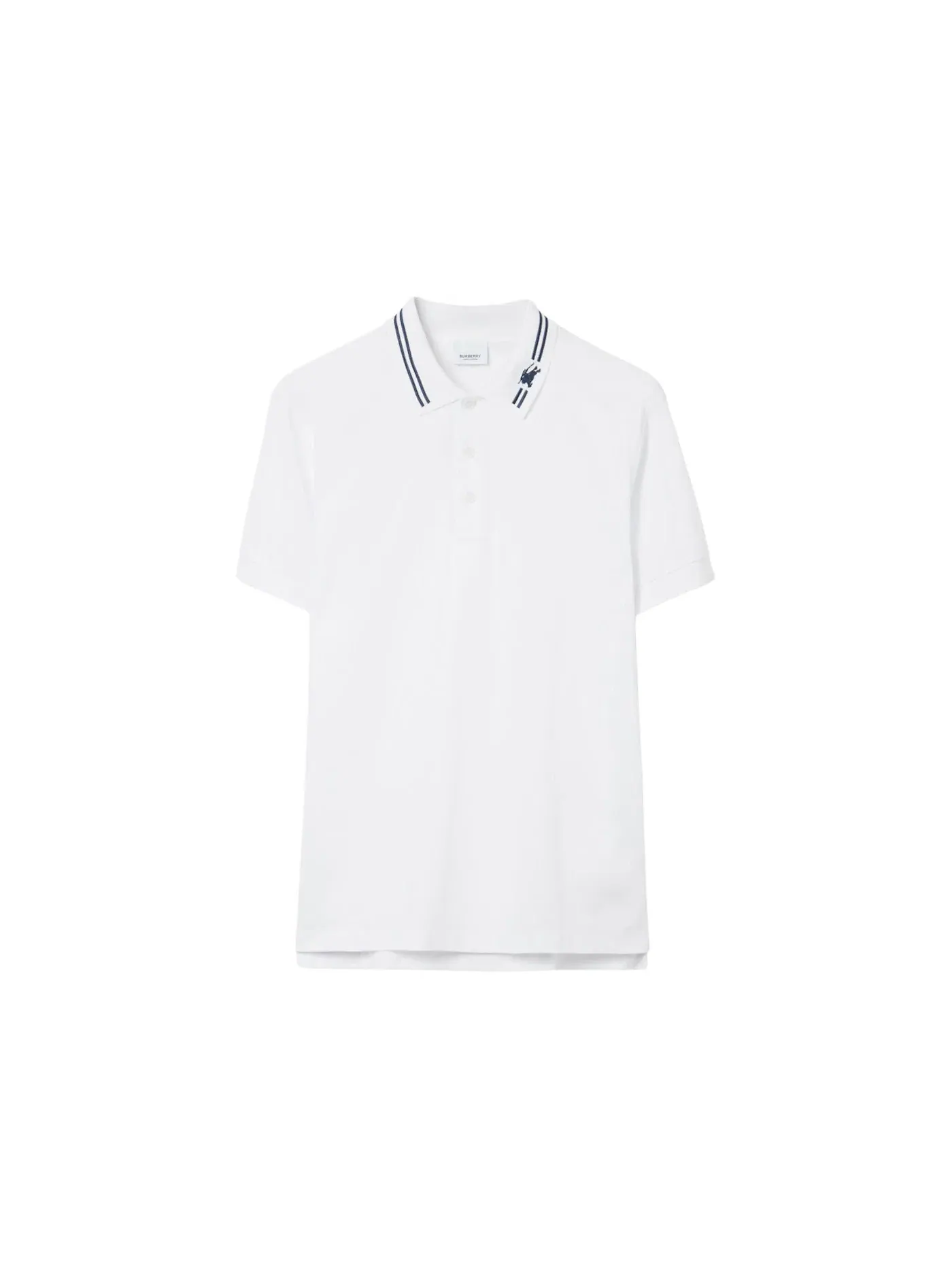 Мужское поло с длинным рукавом Polo Shirt Burberry — изображение 1 из 1, белый