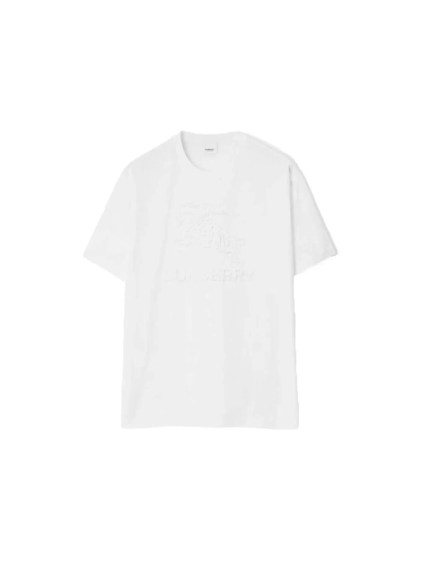 Мужская футболка хлопковая Burberry EKD Cotton T-shirt — изображение 1 из 1, белый