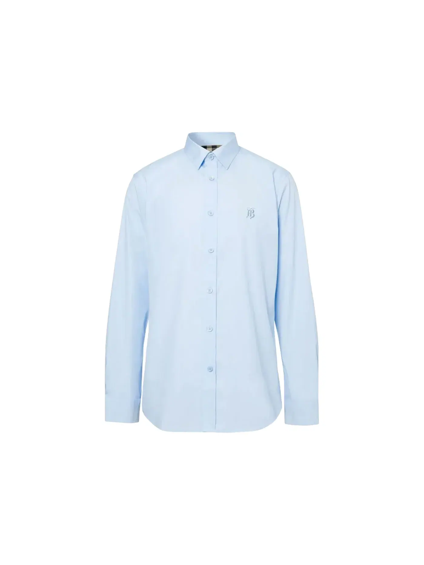 Мужская рубашка с принтом Shirt Burberry — изображение 1 из 1, синий