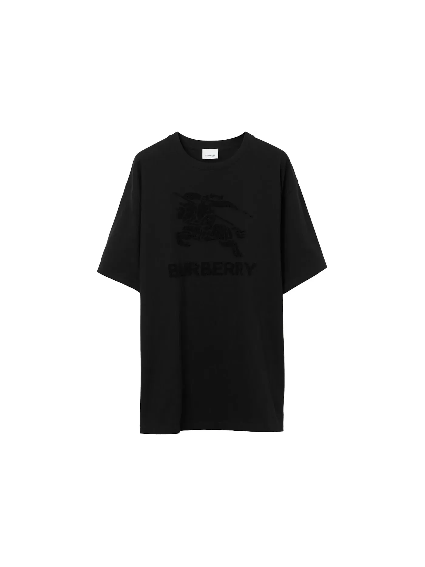 Мужская футболка с принтом T-shirt Burberry — изображение 1 из 1, черный