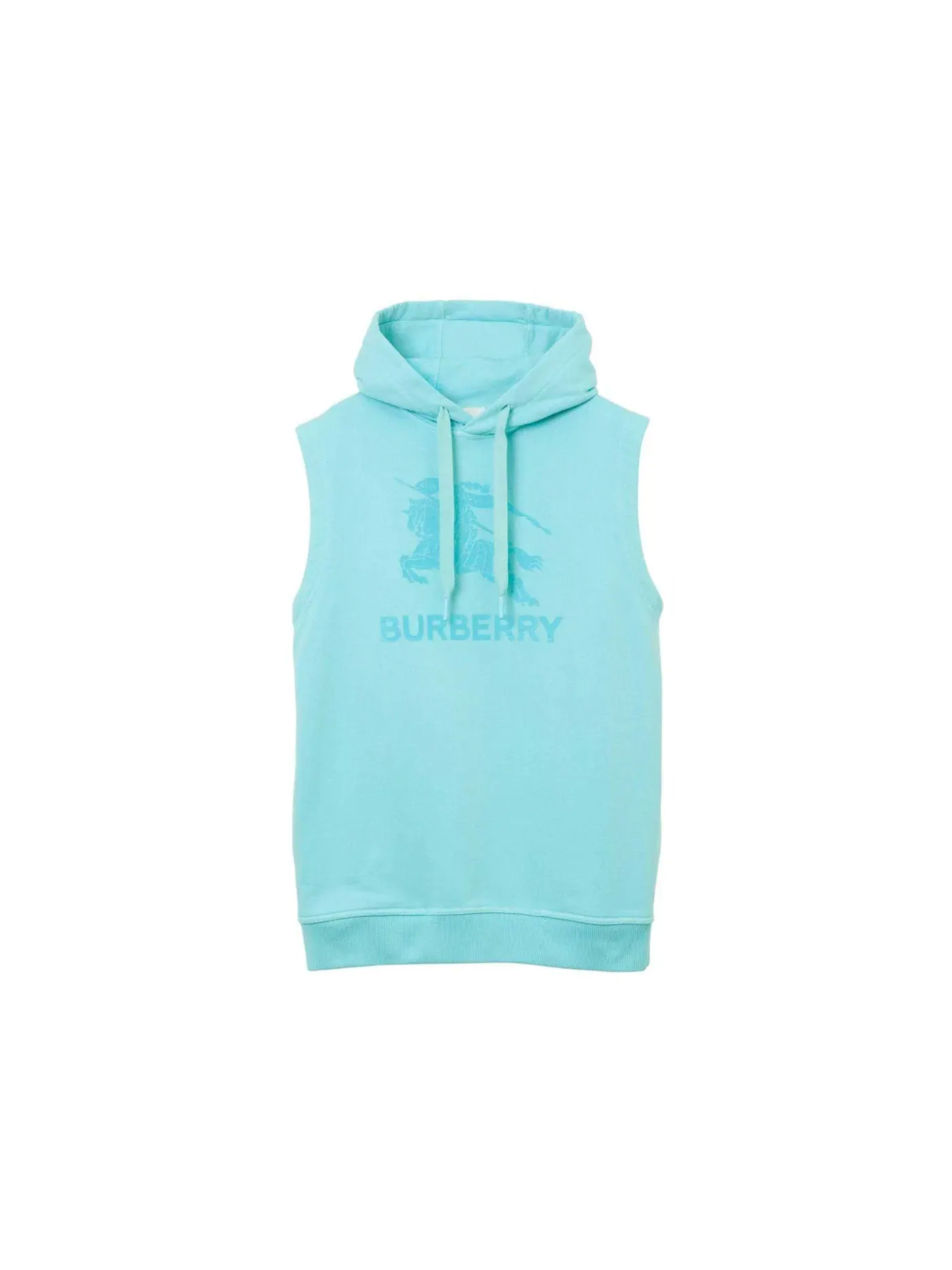 Мужской безрукавный худи с принтом Burberry Equestrian Knight Hoodie — изображение 1 из 1, синий