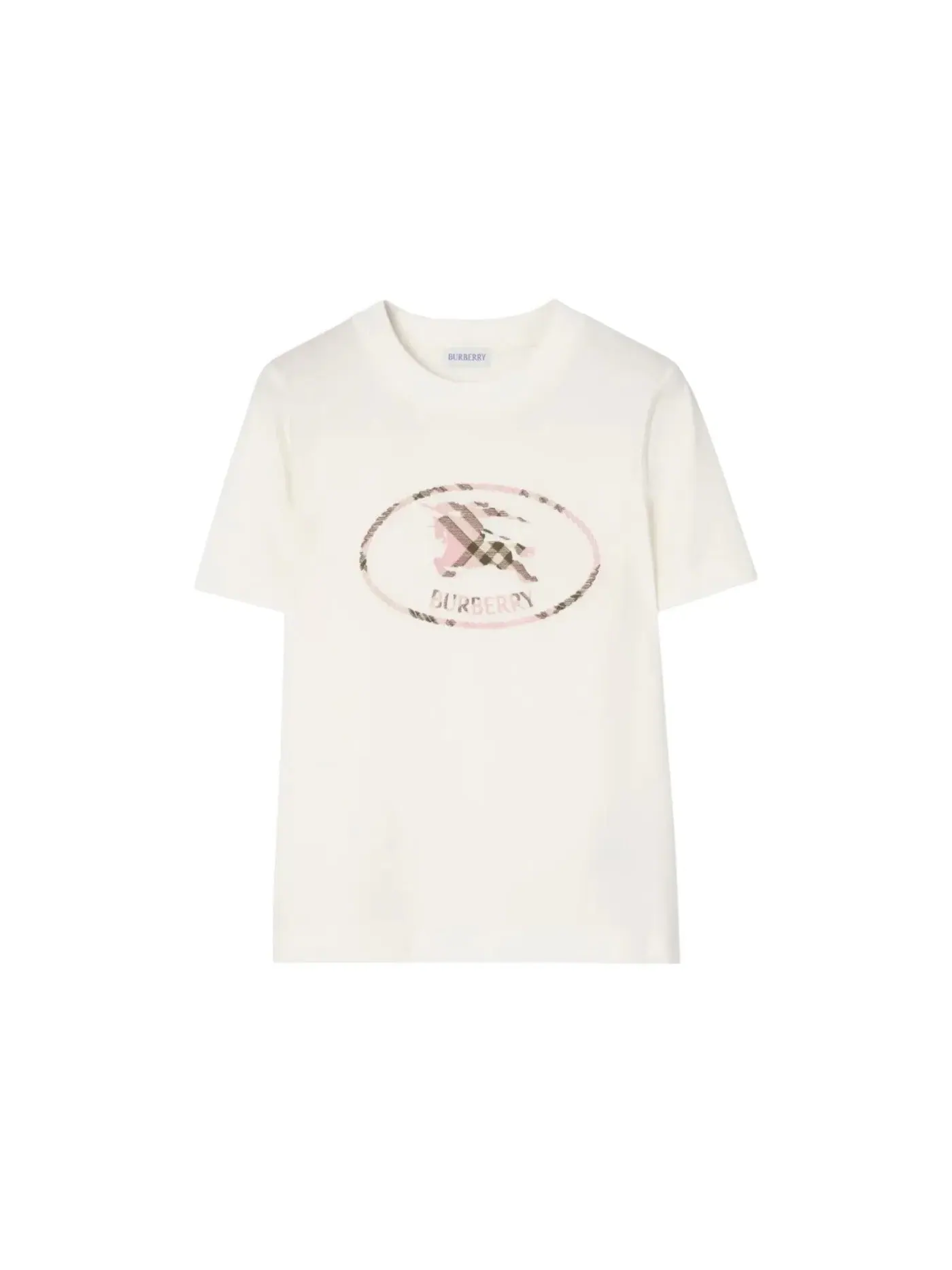 Мужская футболка с длинным рукавом Frankie Big Logo Burberry — изображение 1 из 1, розовый