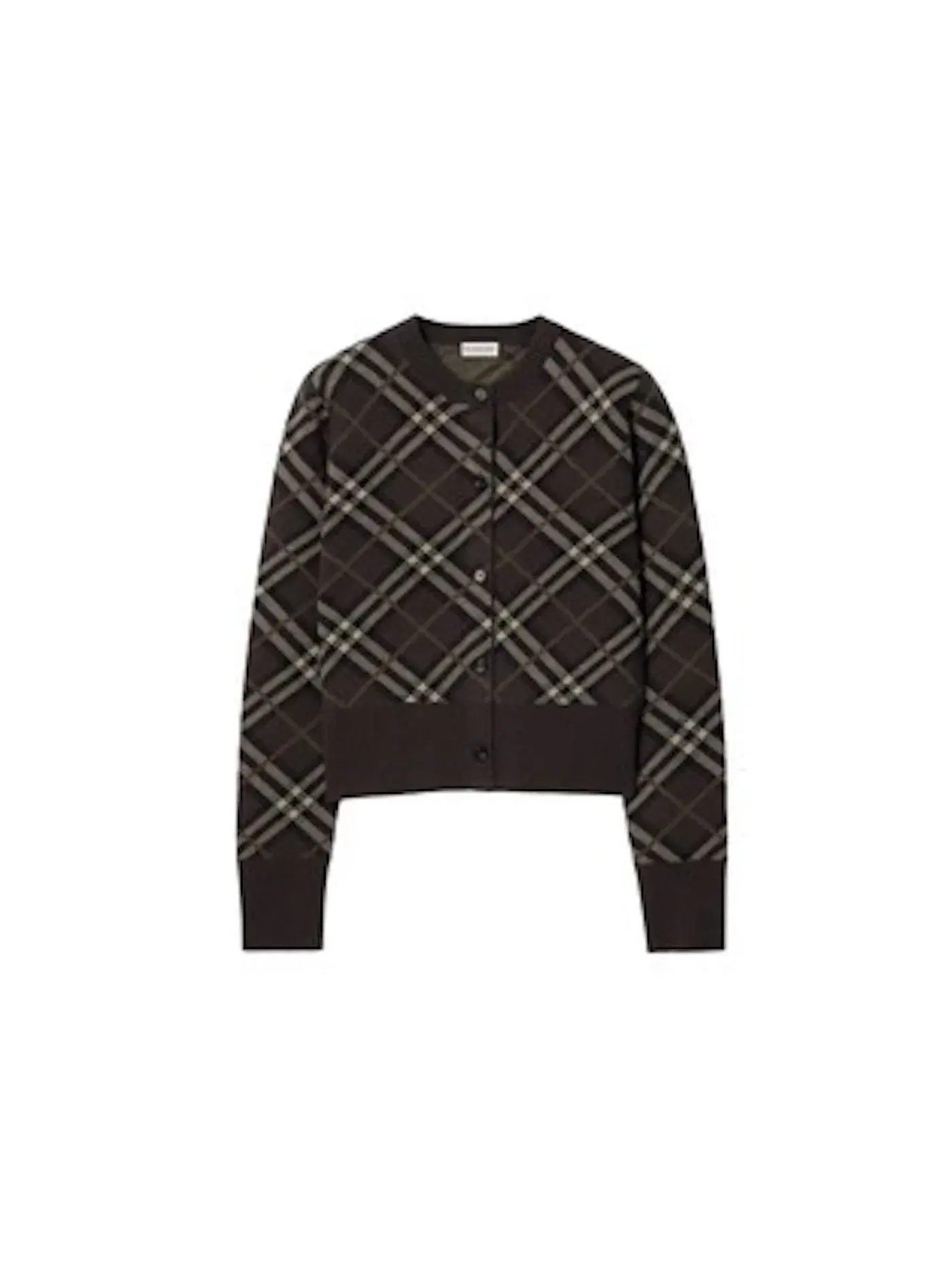 Женский топ с принтом Burberry Top — изображение 1 из 1, узор в клетку