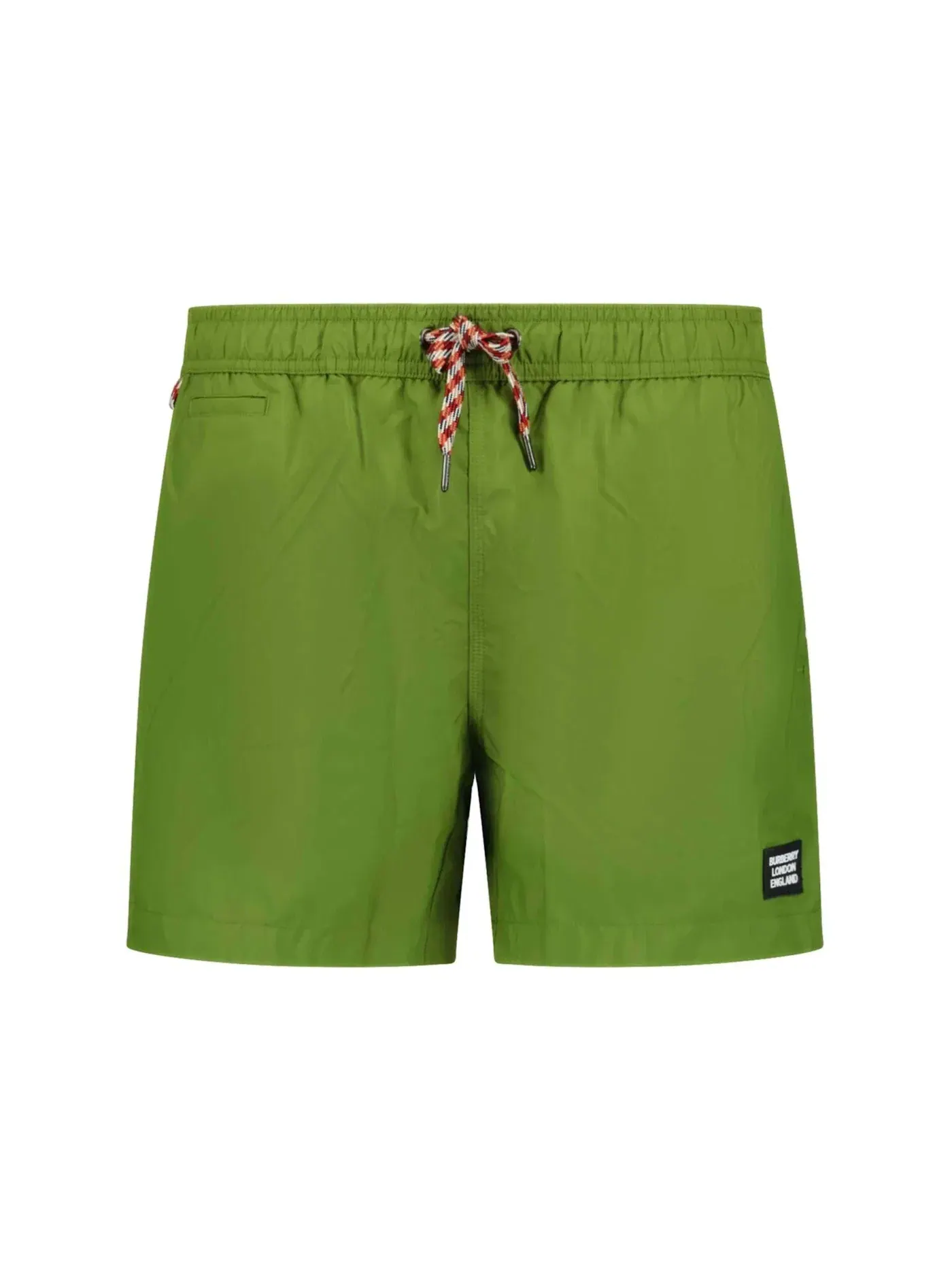 Мужские шорты для плавания с принтом Swim Shorts Burberry — изображение 1 из 2, зеленый