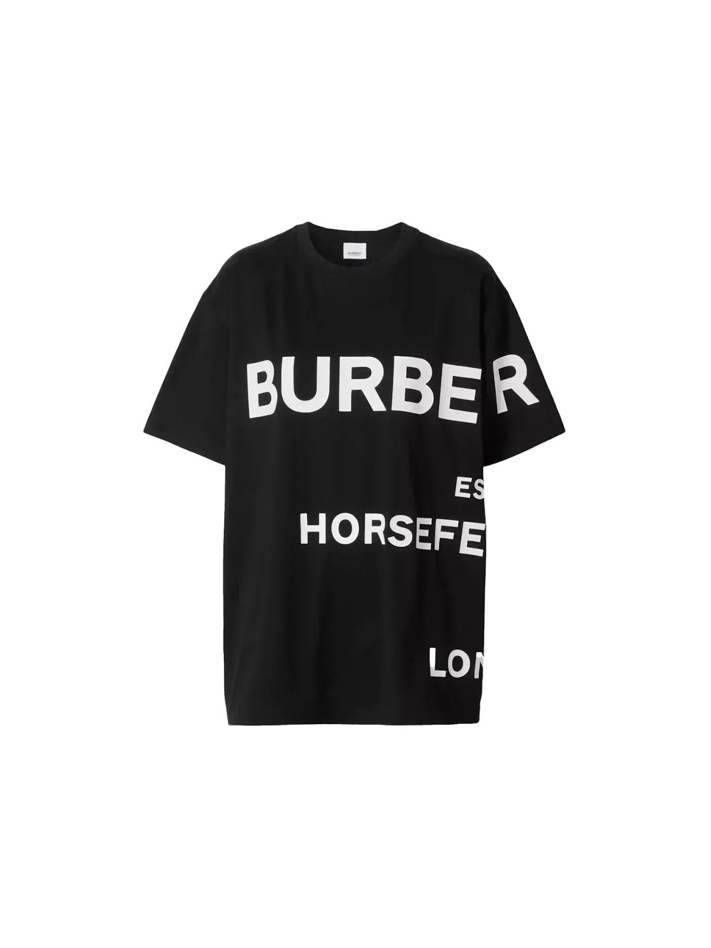 Мужская футболка с принтом Horseferry Print Burberry — изображение 1 из 1, белый