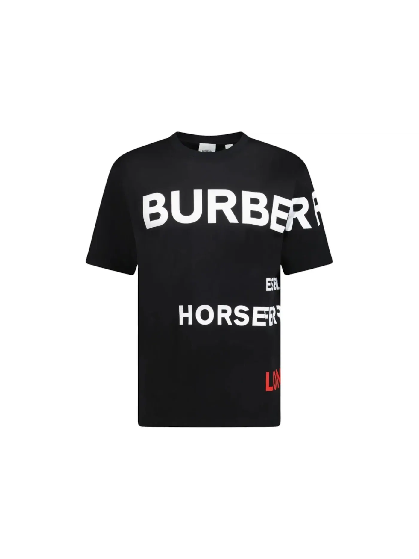 Мужская футболка с принтом Burberry Horseferry Print Burberry — изображение 1 из 2, черный