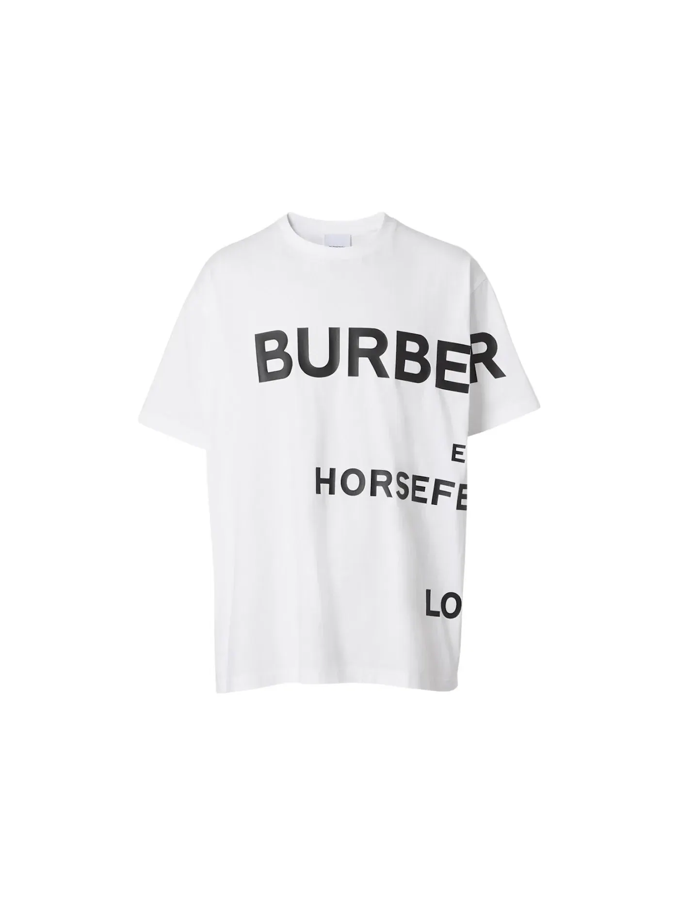 Мужская футболка с принтом T-shirt Burberry — изображение 1 из 1, белый/черный