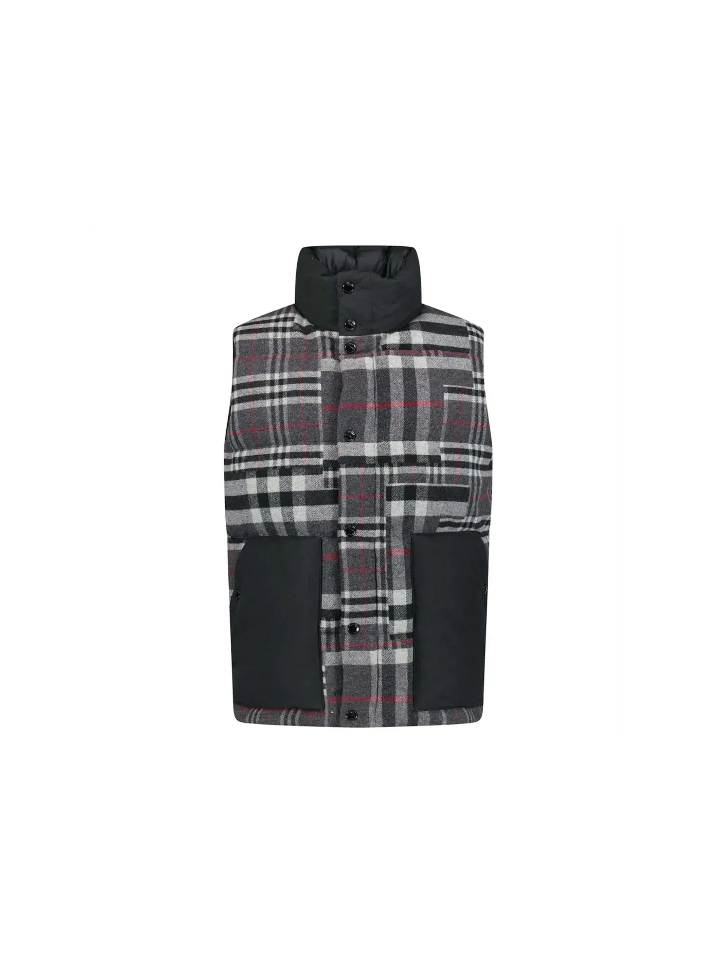Мужской жилет Kenwick Check Burberry — изображение 1 из 1, серый