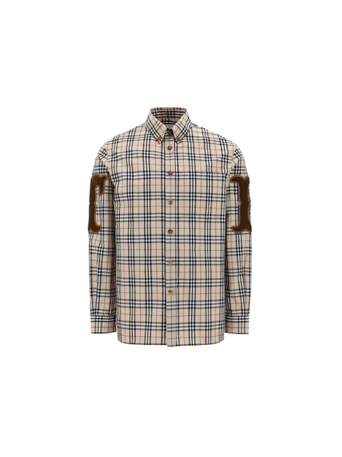 Мужская рубашка с принтом Burberry — изображение 1 из 2
