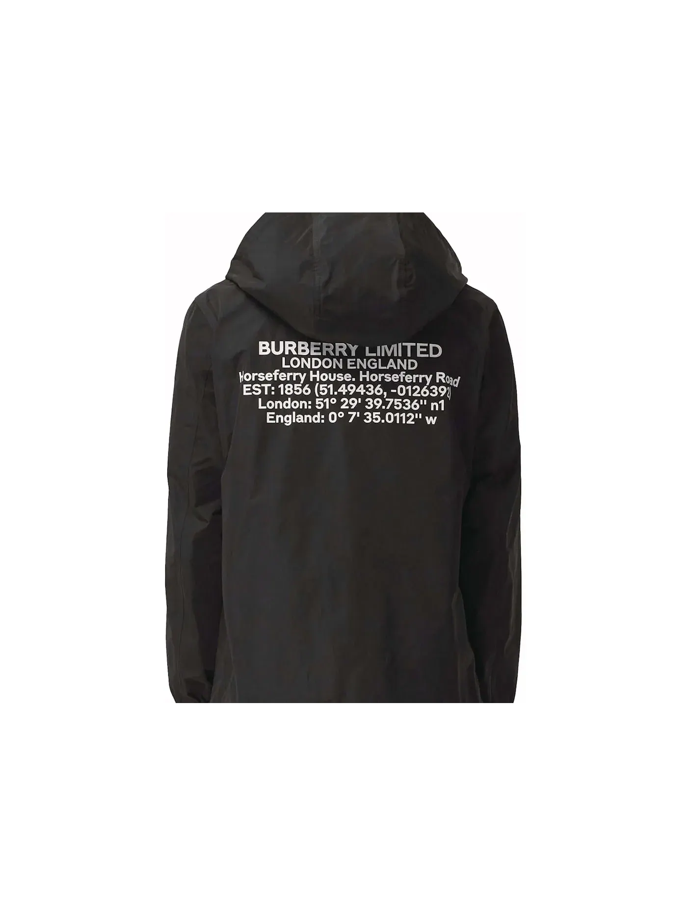 Мужская куртка из тафты с принтом Burberry — изображение 2 из 2, черный