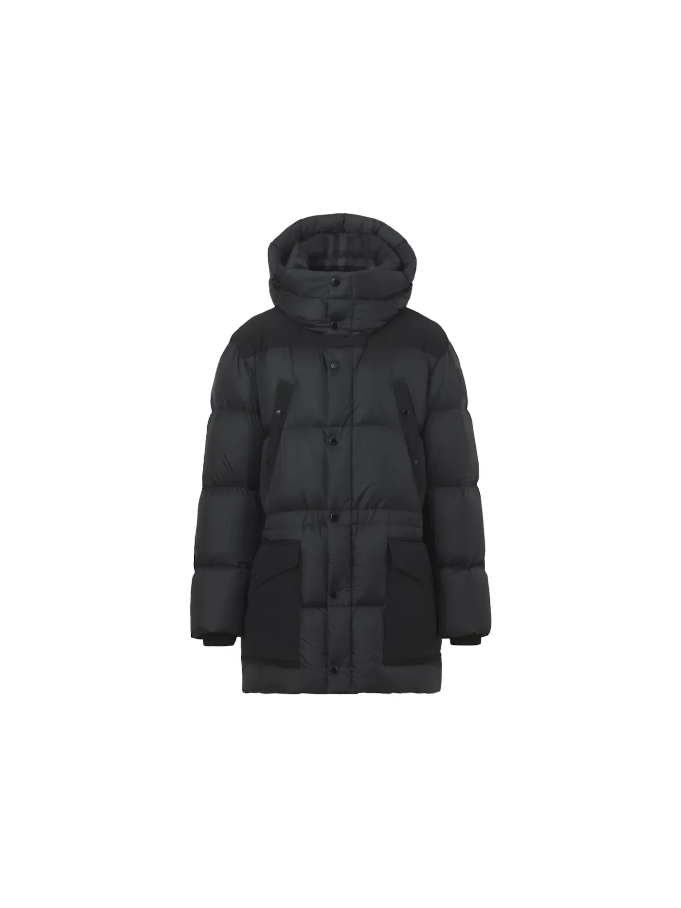 Мужское пуховое пальто с принтом Burberry