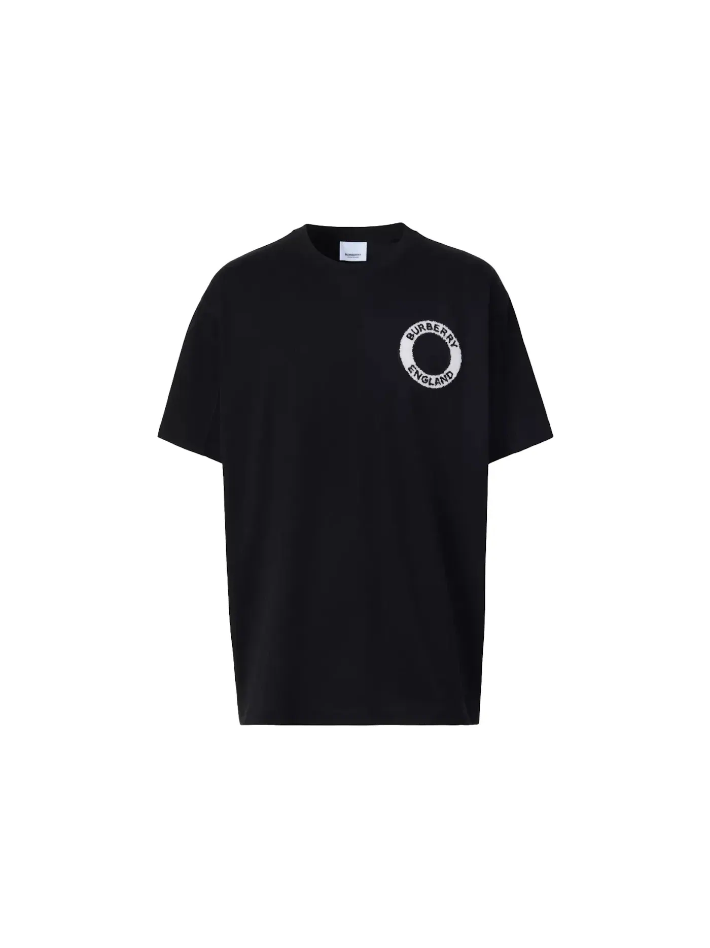 Мужская футболка с принтом T-shirt Burberry — изображение 1 из 1, черный