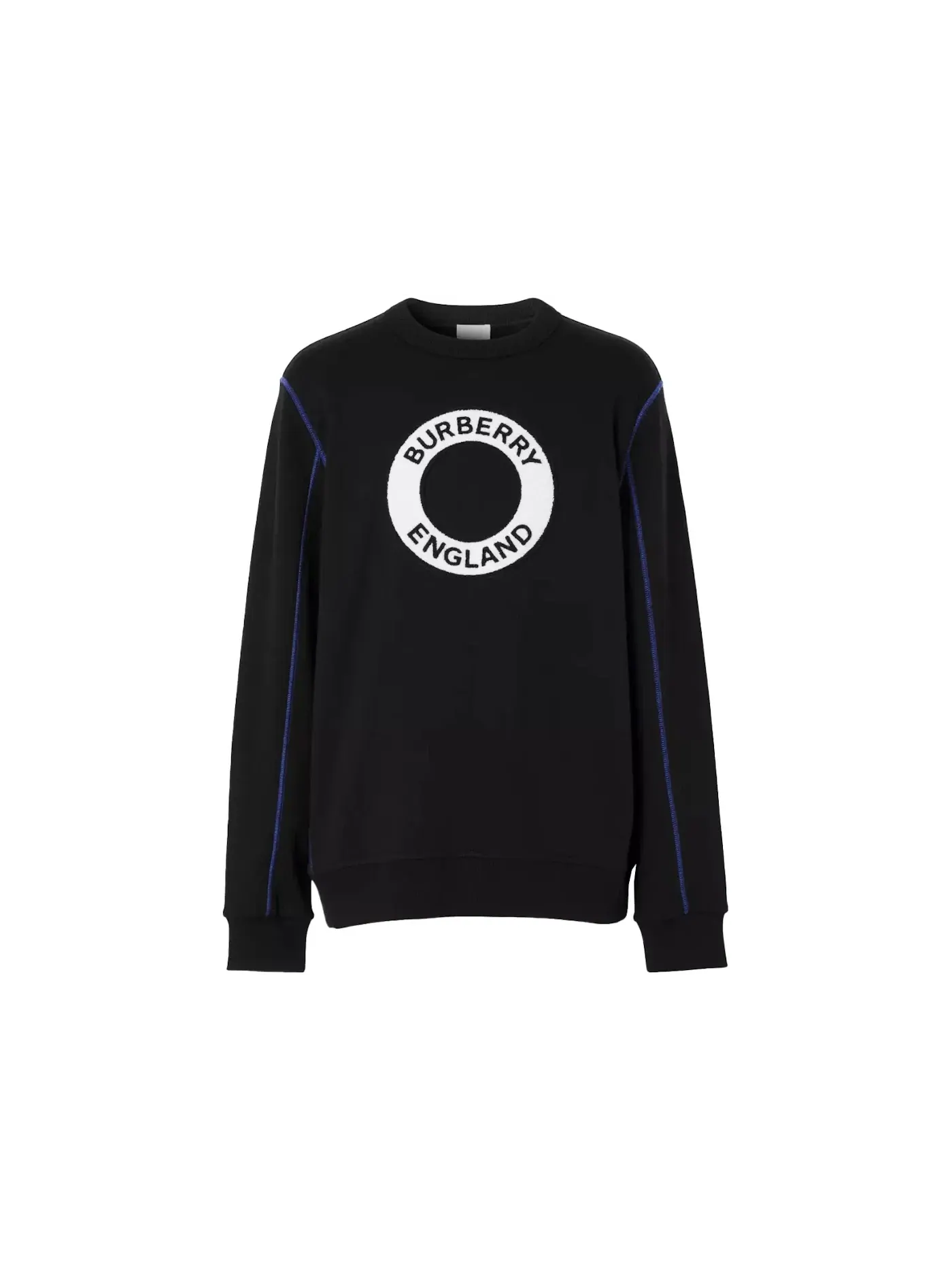 Мужской свитшот хлопковый с принтом Sweatshirt Burberry — изображение 1 из 1, черный