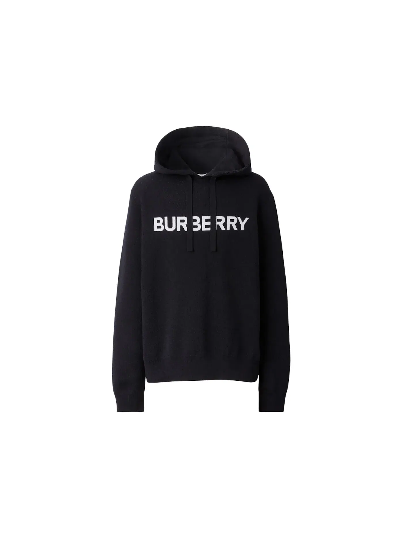 Мужской худи с принтом Logo Intarsia Burberry — изображение 1 из 1, синий