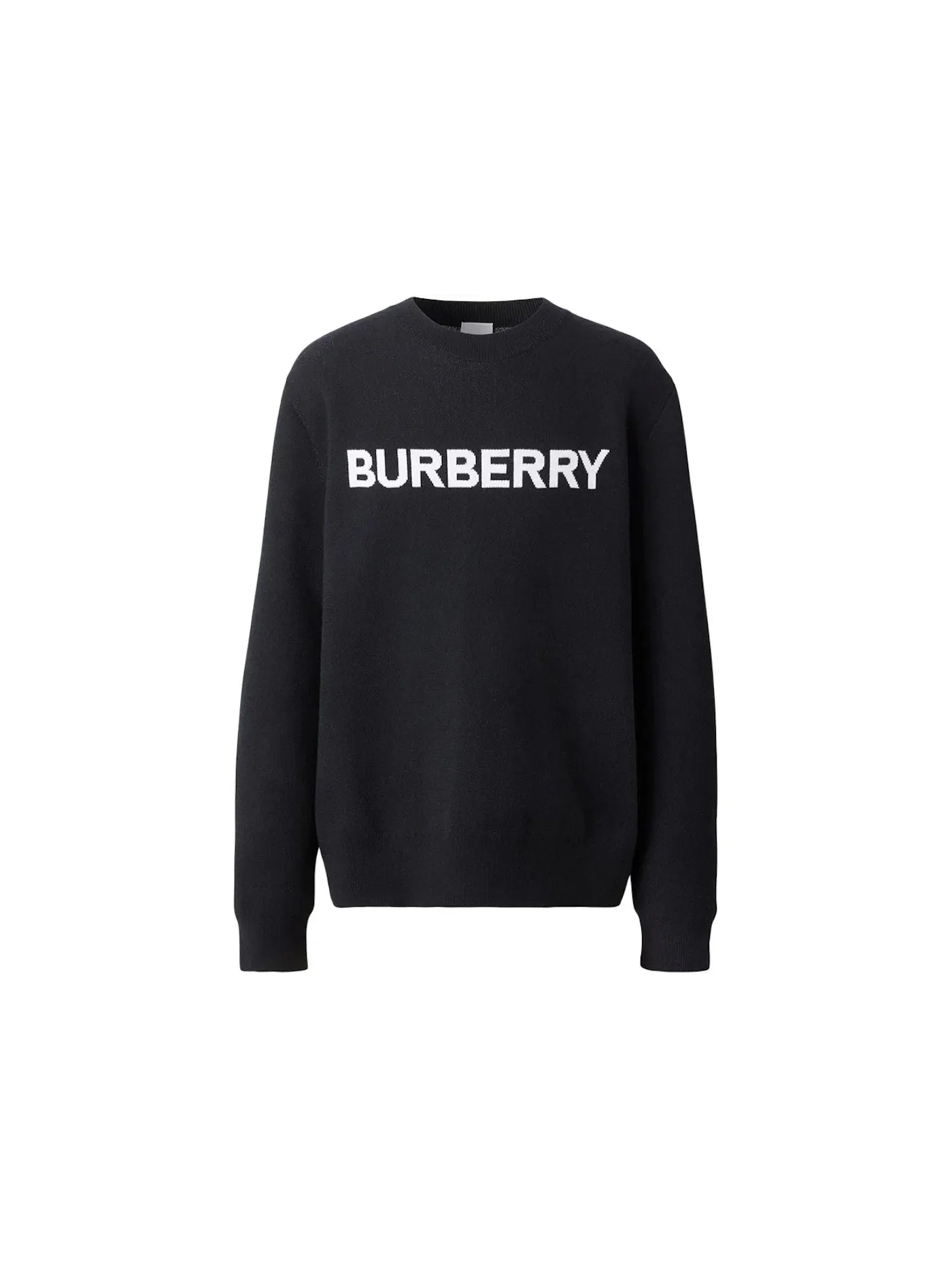 Мужской свитер с интарсией Burberry — изображение 1 из 1, синий