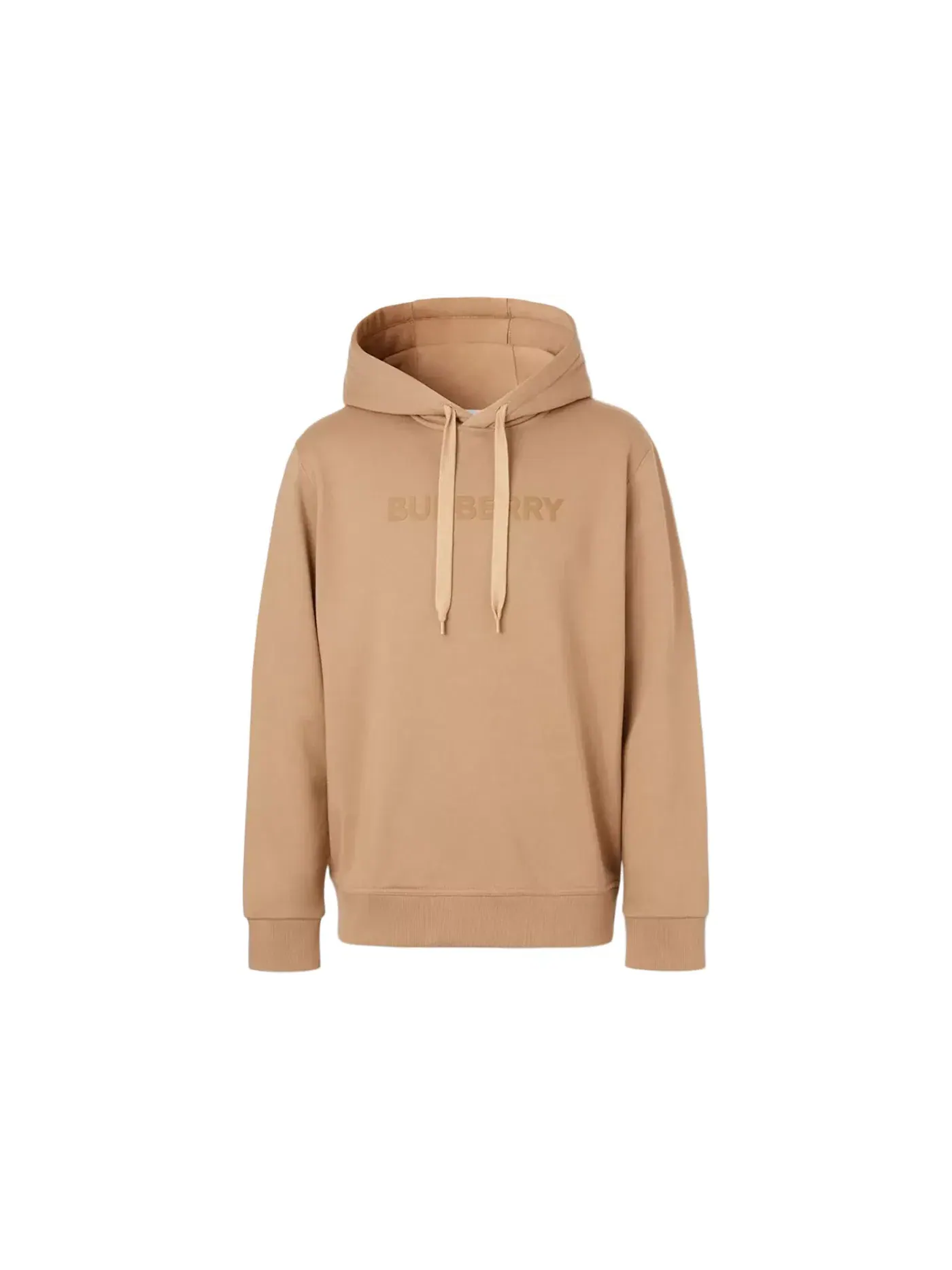 Мужской худи с принтом Burberry Hoodie — изображение 1 из 1, верблюжий