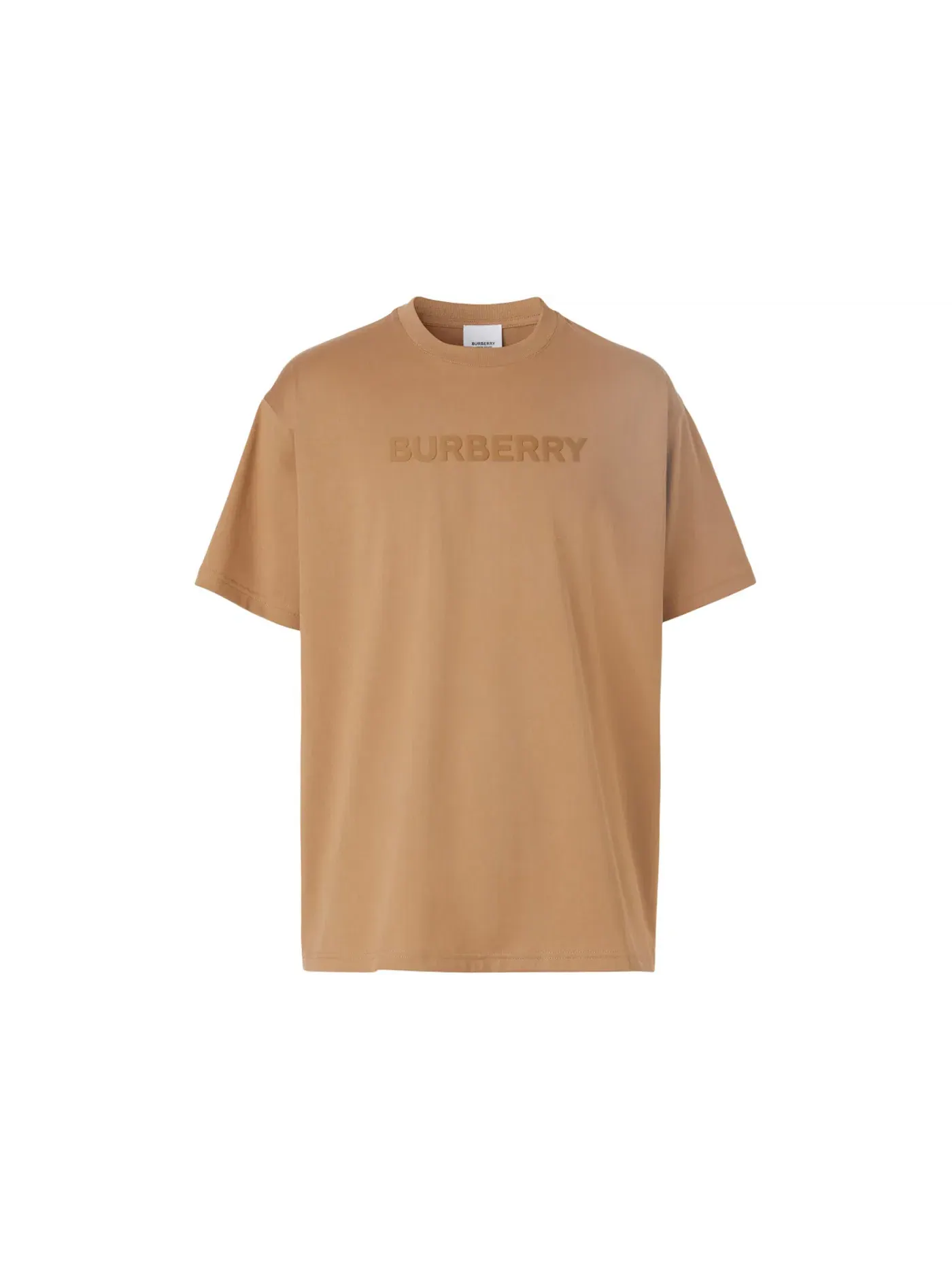 Мужская футболка с принтом Burberry — изображение 1 из 1, верблюжий