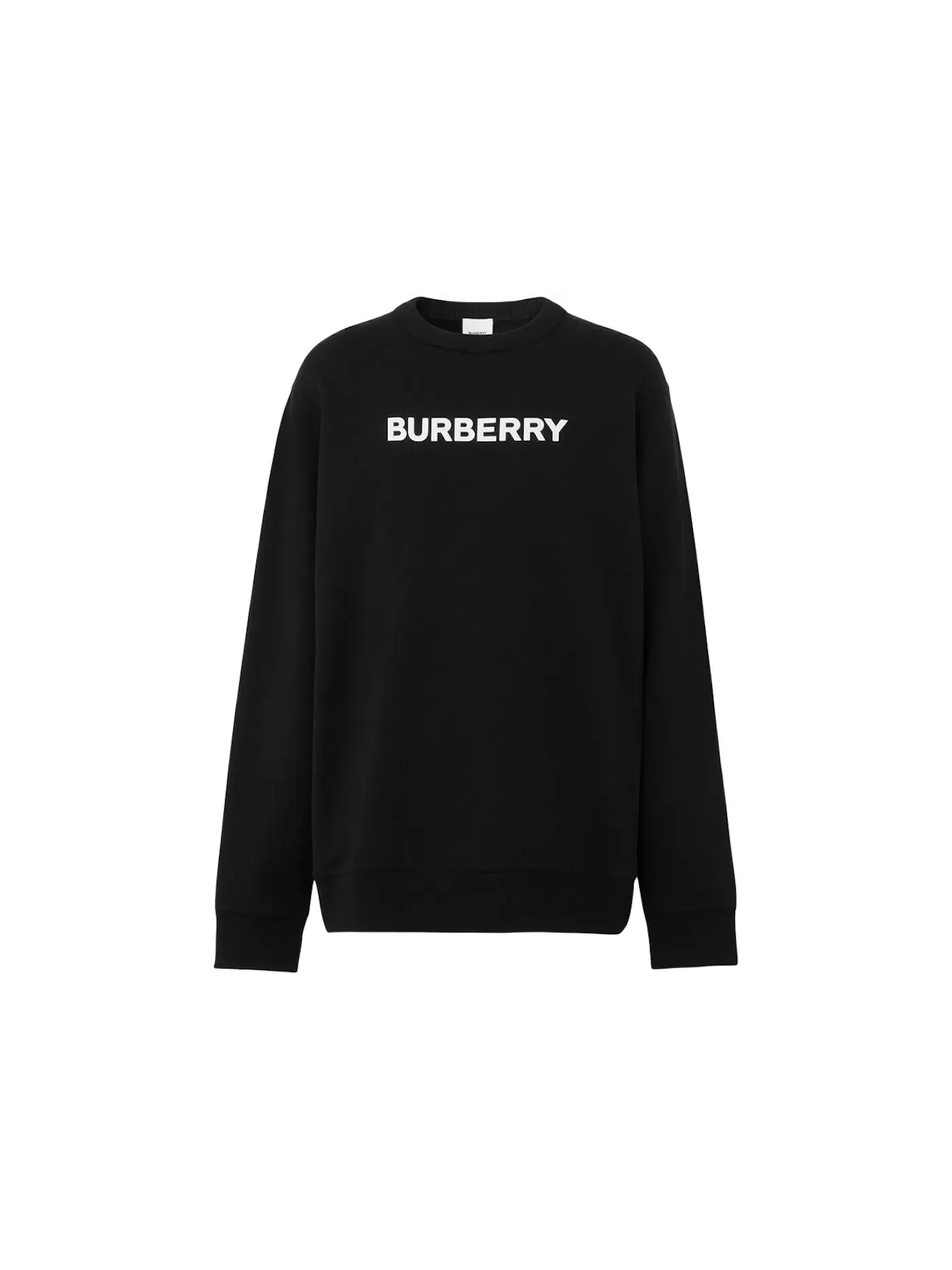 Мужской свитшот с принтом Burberry — изображение 1 из 1, черный/белый