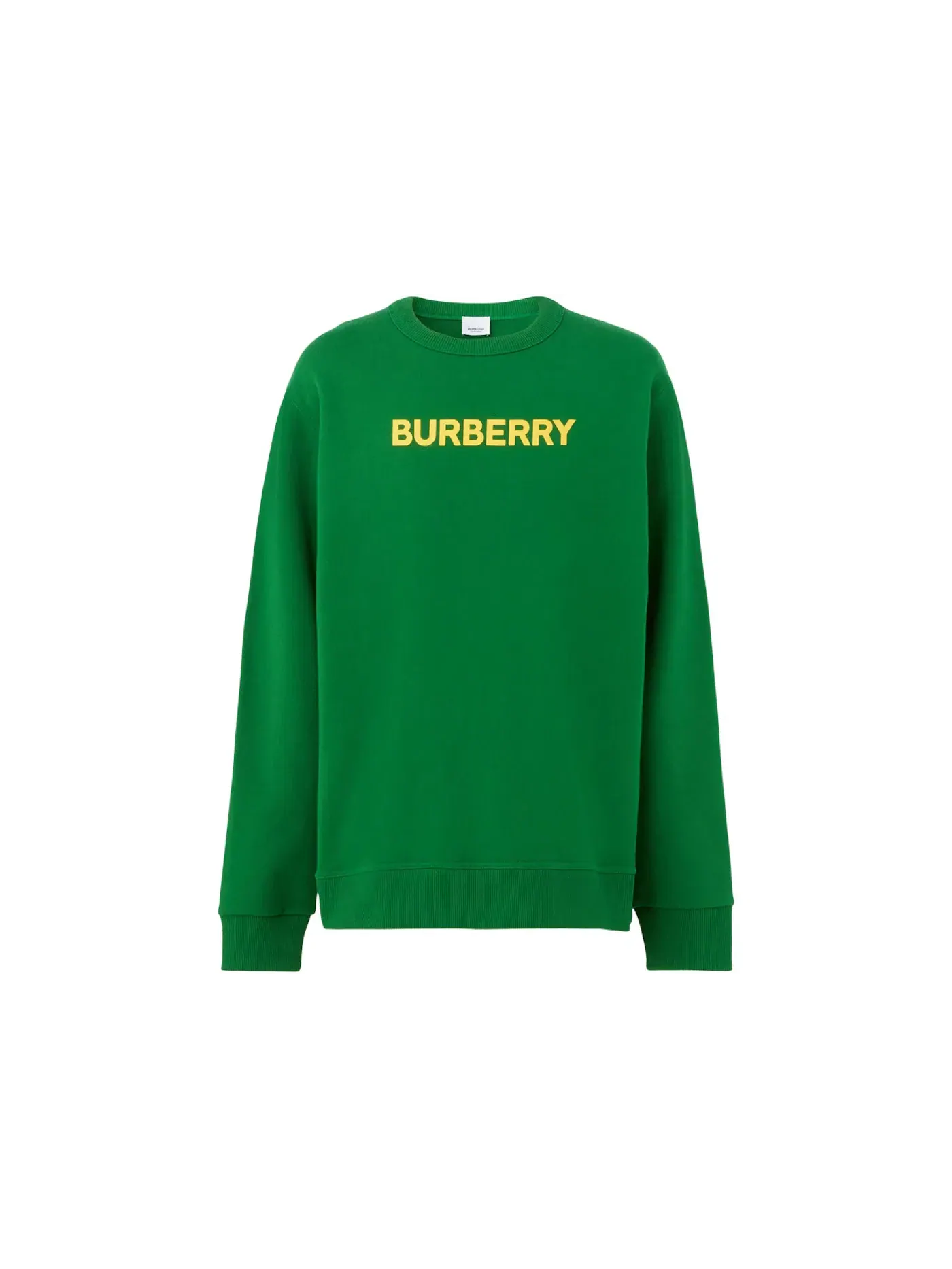 Мужской джемпер с принтом Burberry — изображение 1 из 1, зеленый/желтый