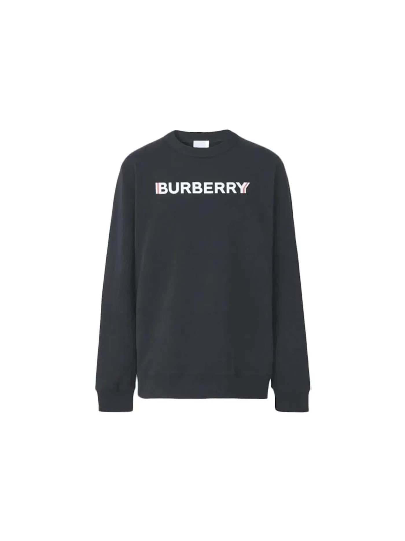 Мужской свитшот с принтом Burberry — изображение 1 из 1, черный