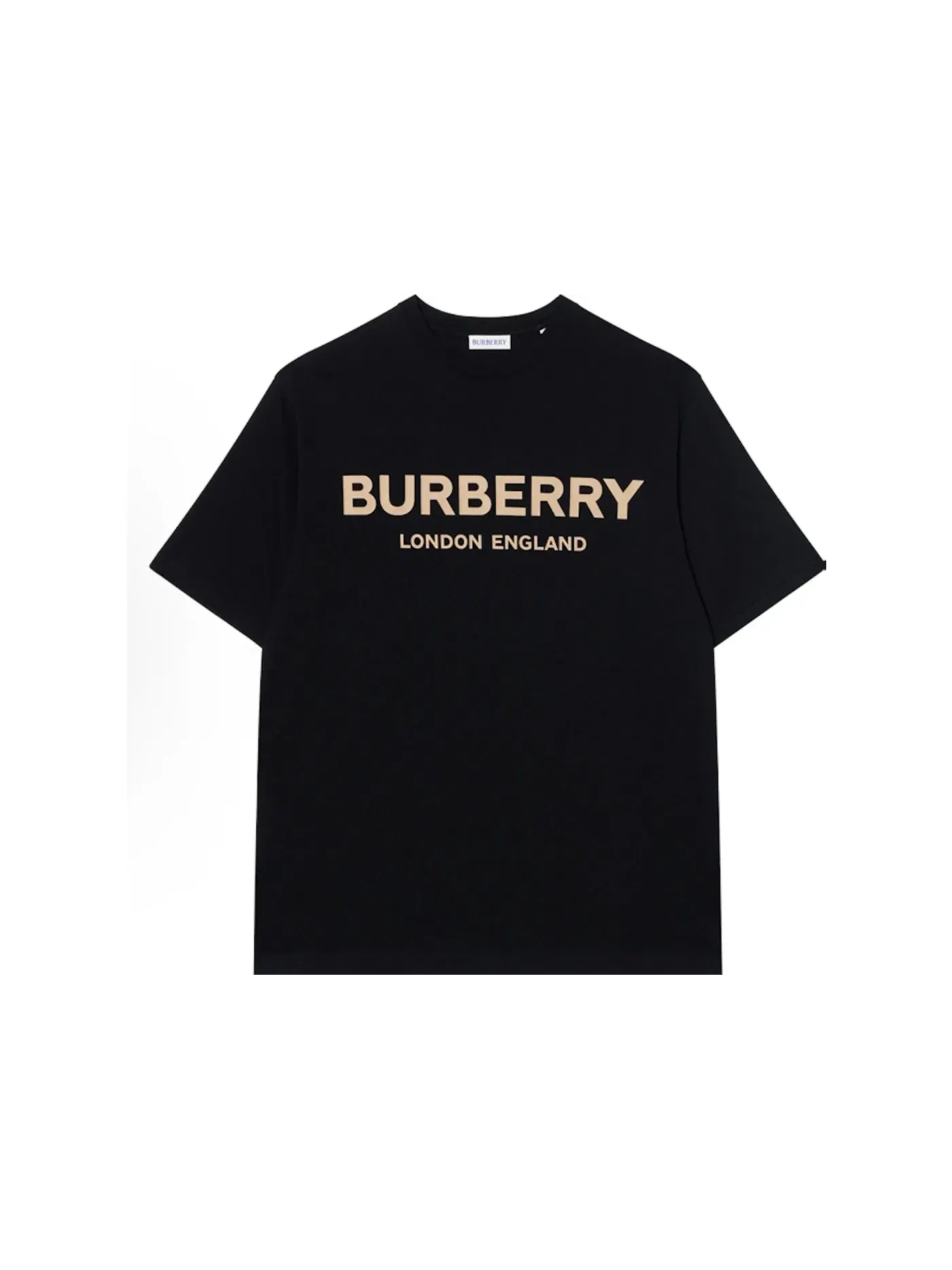 Мужская футболка с принтом Burberry T-shirt — изображение 1 из 1, черный/золотистый
