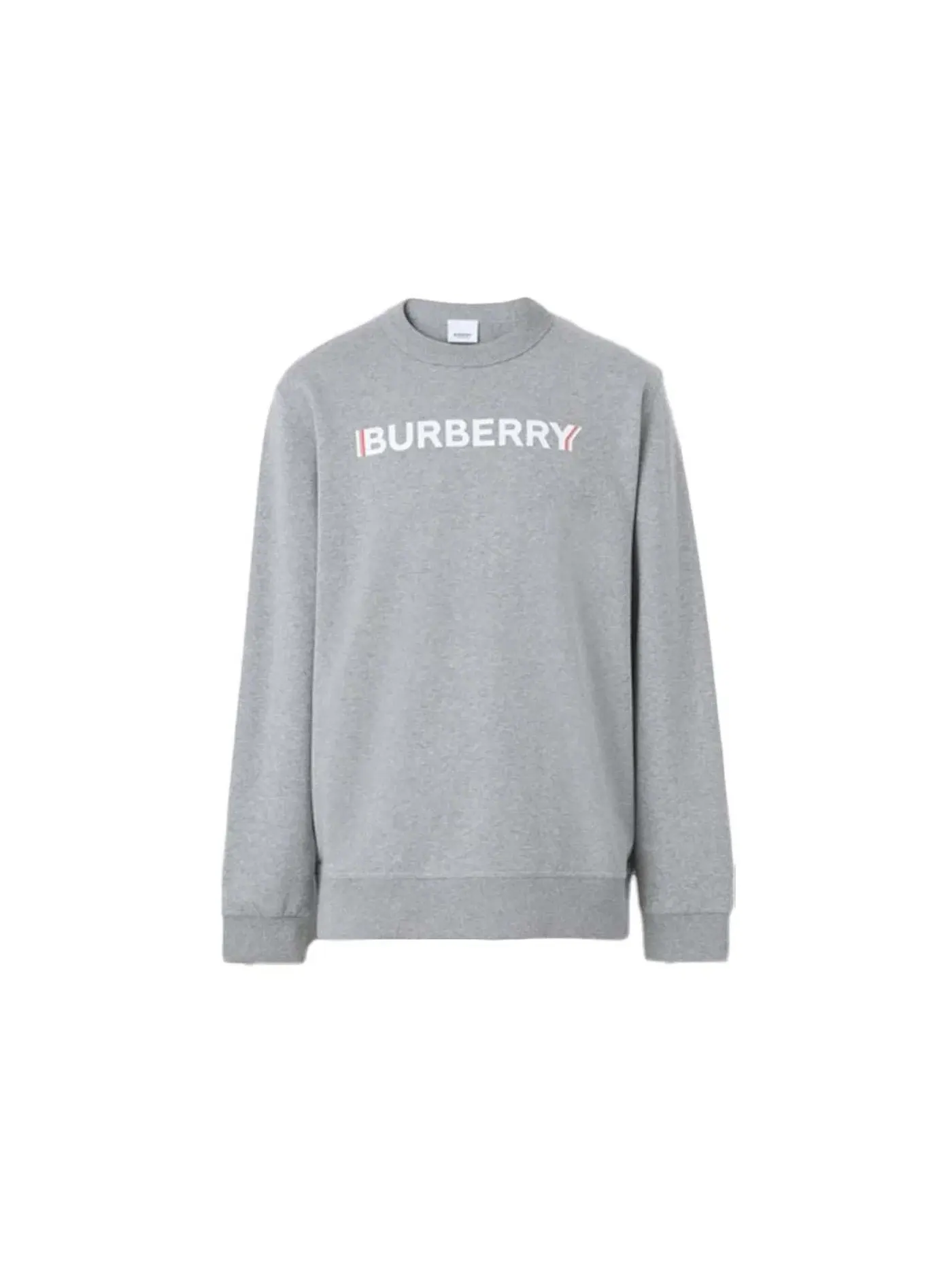 Мужской свитшот с принтом Burberry — изображение 1 из 1, бледный серый