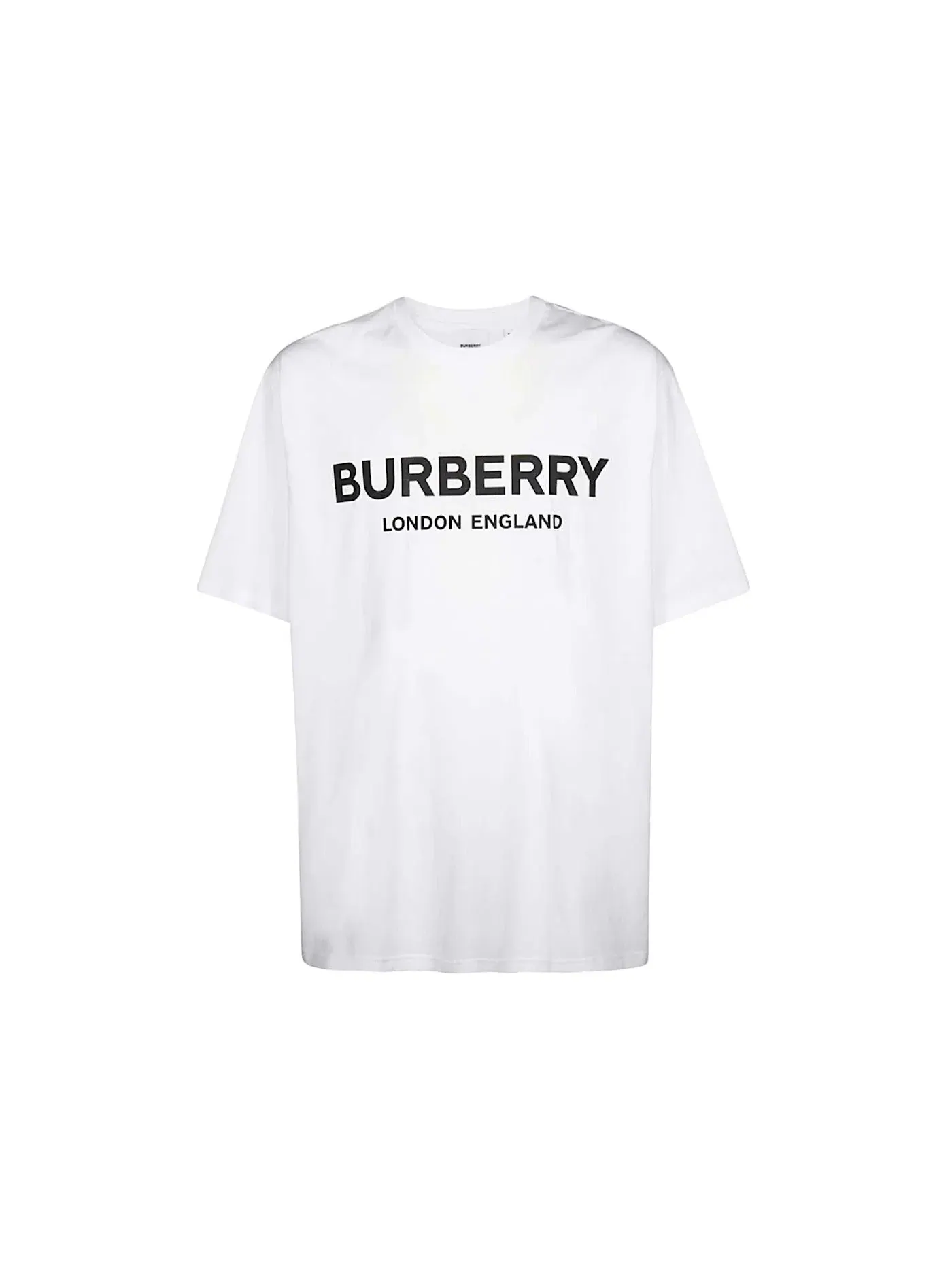 Мужская футболка с принтом Burberry Logo Print SS22 Burberry — изображение 1 из 2, белый