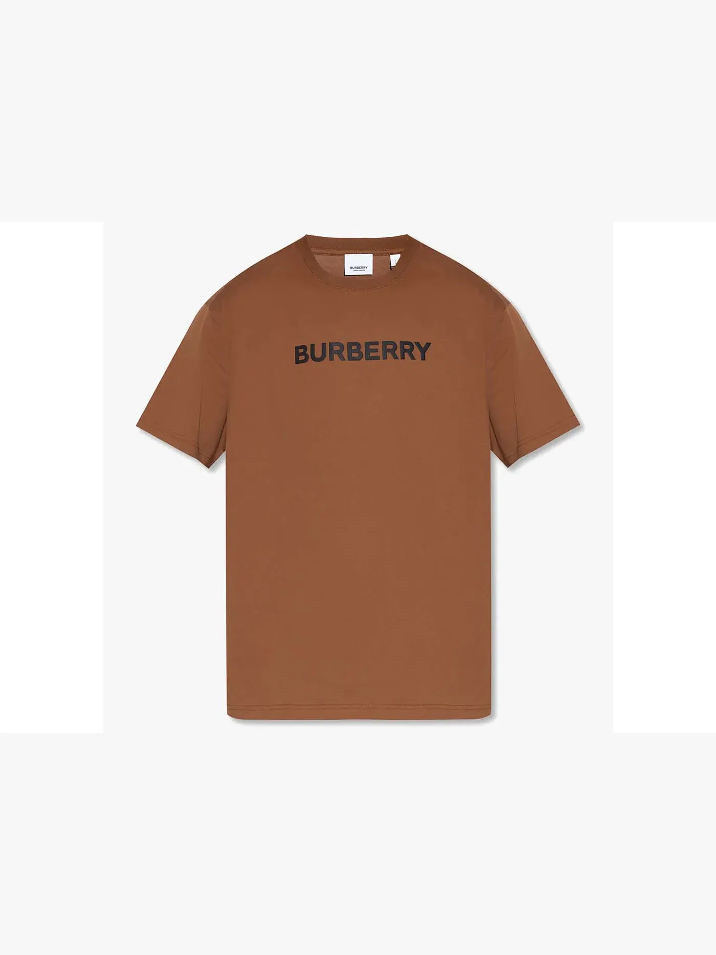 Мужская футболка с принтом Burberry T-Shirt — изображение 1 из 1, коричневый