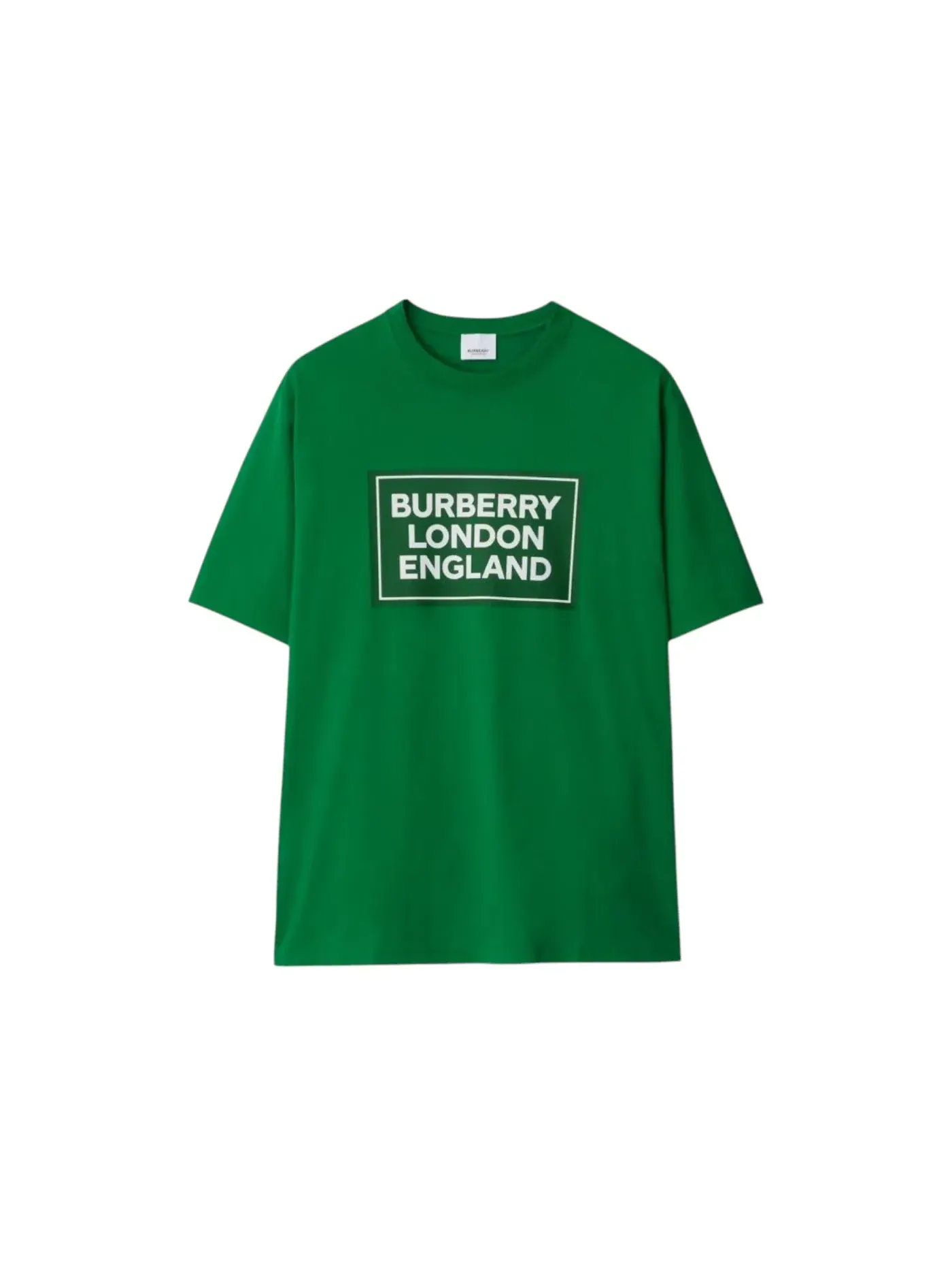 Мужская футболка с принтом Burberry London England Logo — изображение 1 из 1, зеленый