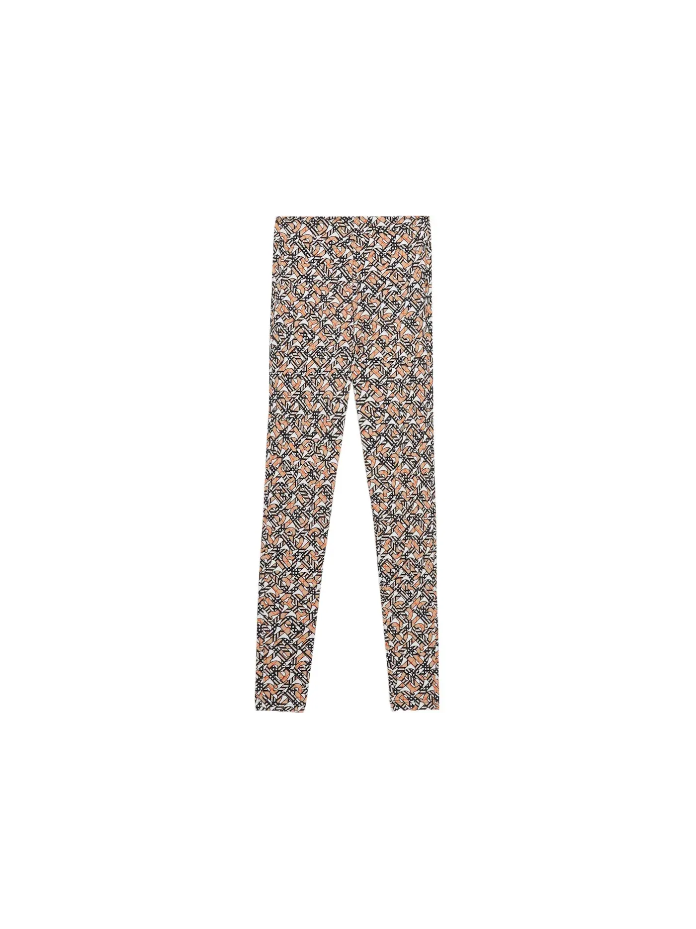 Женские леггинсы с принтом Leggings Burberry — изображение 1 из 1, белый/бежевый