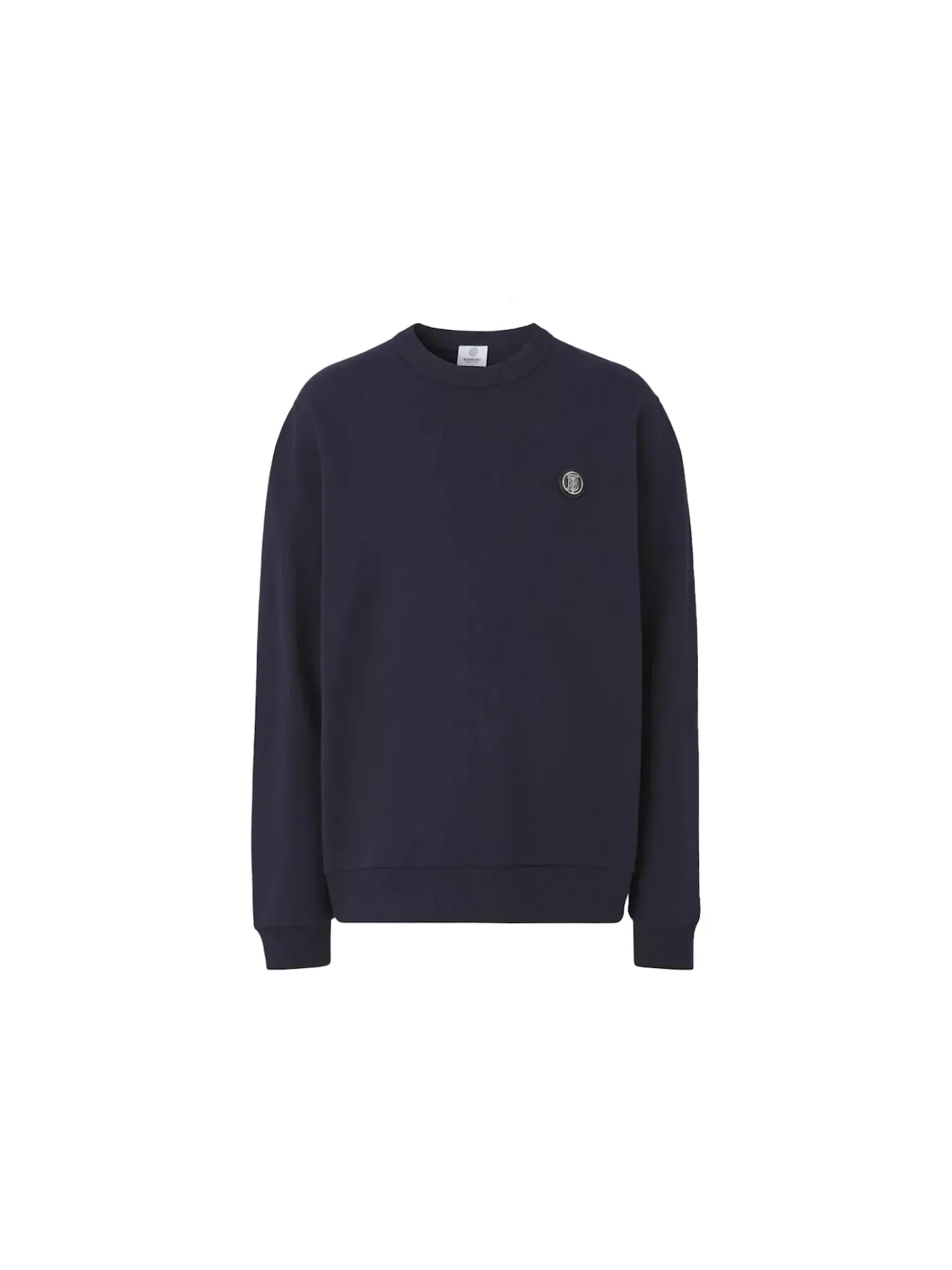Мужской свитшот с принтом Burberry Monogram Motif Applique Burberry — изображение 1 из 1, темно-синий