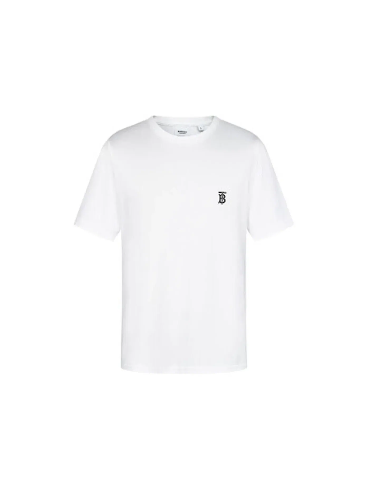 Мужская футболка с принтом Burberry Monogram Motif Logo Burberry — изображение 1 из 1, белый