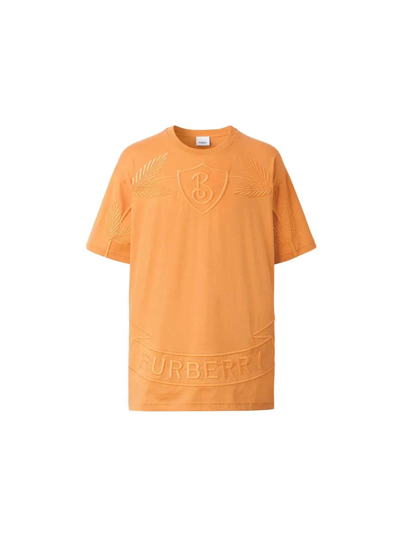 Мужская футболка хлопковая Burberry Tee — изображение 1 из 1, оранжевый