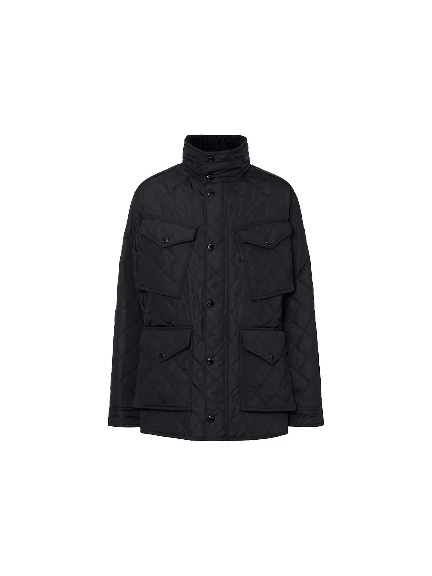 Мужская куртка-пуховик с капюшоном Burberry — изображение 1 из 1, черный
