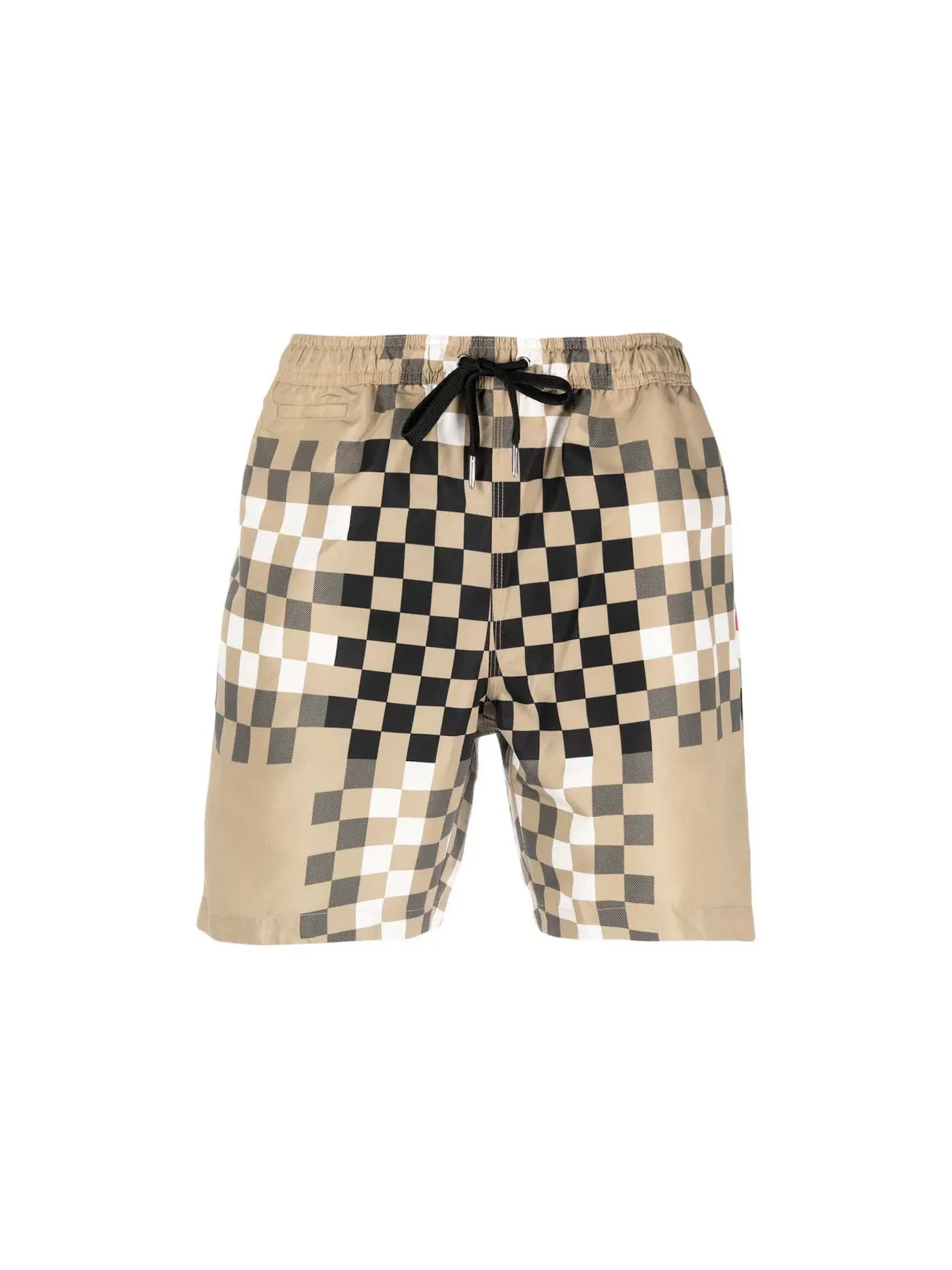 Мужские шорты для плавания с принтом Swim Shorts Burberry, Checker Print — изображение 1 из 2