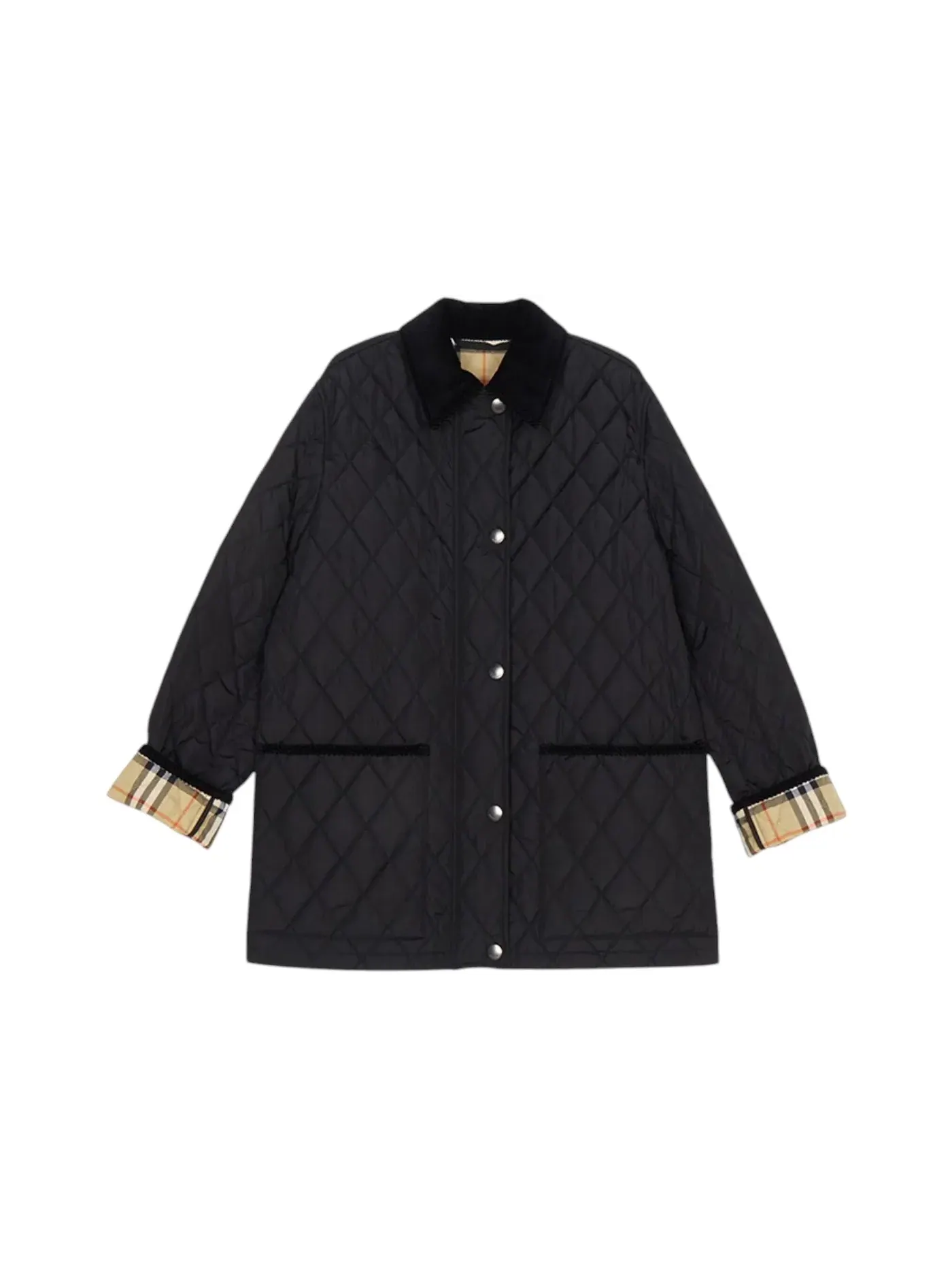 Женское стеганое пальто из нейлона Burberry