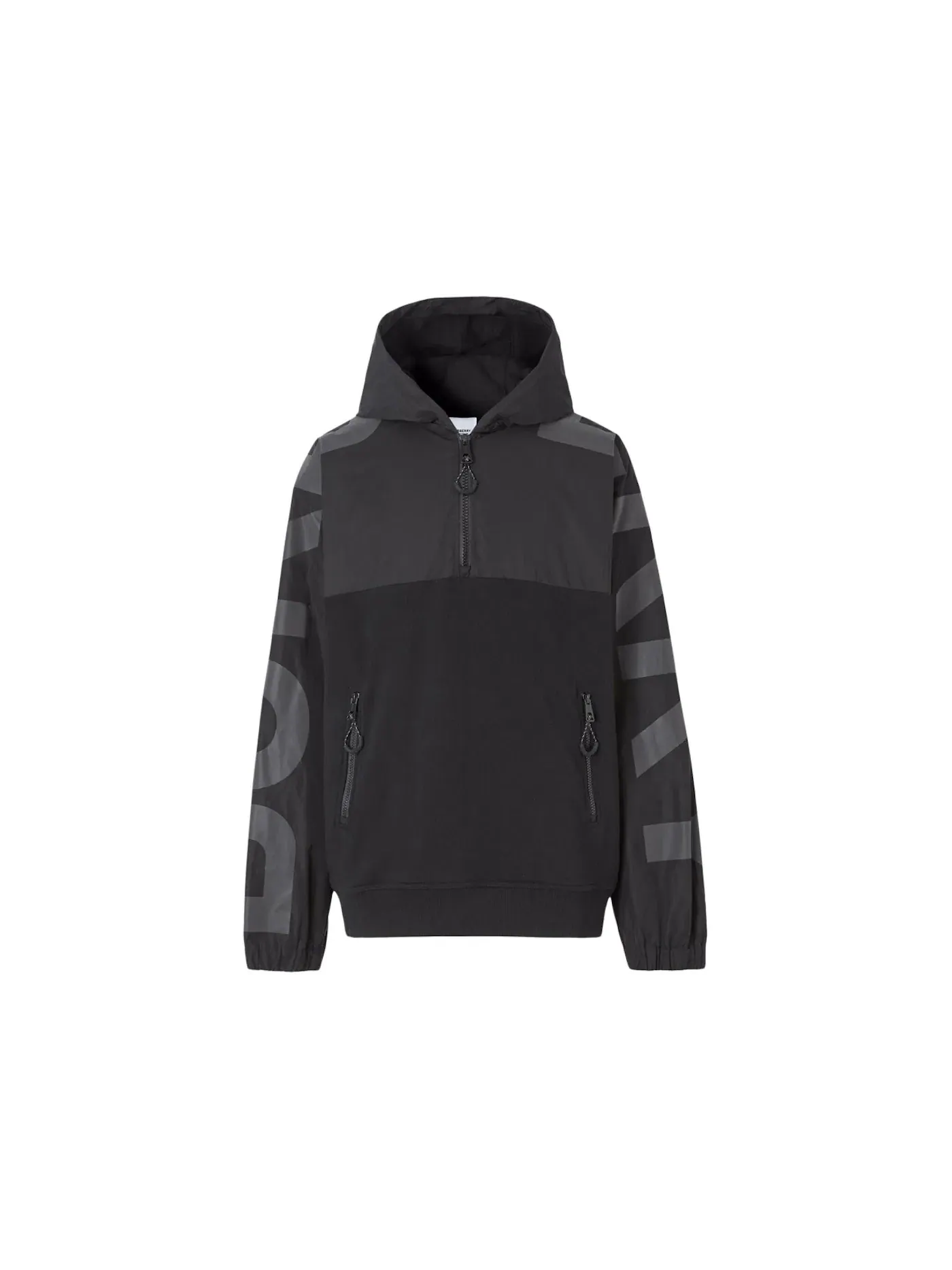 Мужская куртка с принтом Reflective Logo Print Burberry — изображение 1 из 2, черный