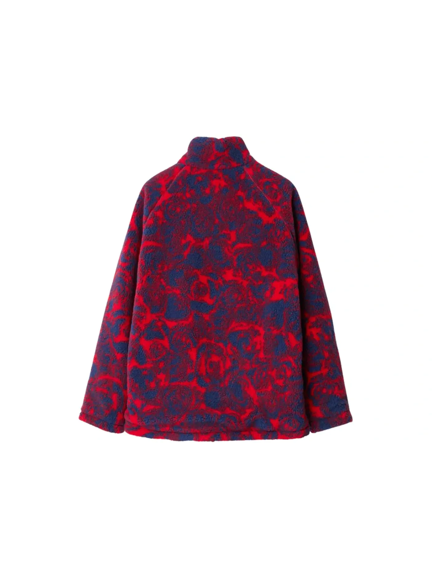 Мужская куртка из флиса с принтом Reversible Rose Burberry — изображение 2 из 2, красный