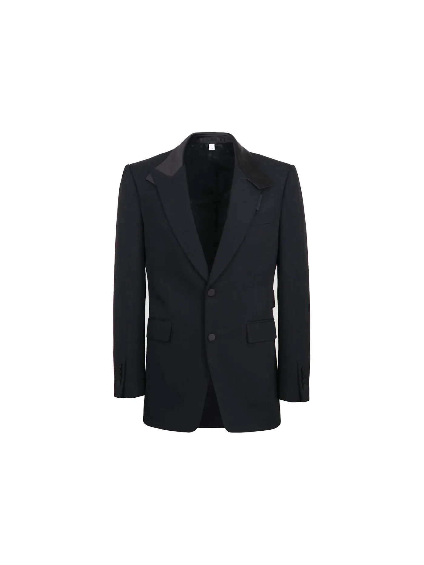 Мужской пиджак приталенный Tailored Jacket Burberry — изображение 1 из 3, черный