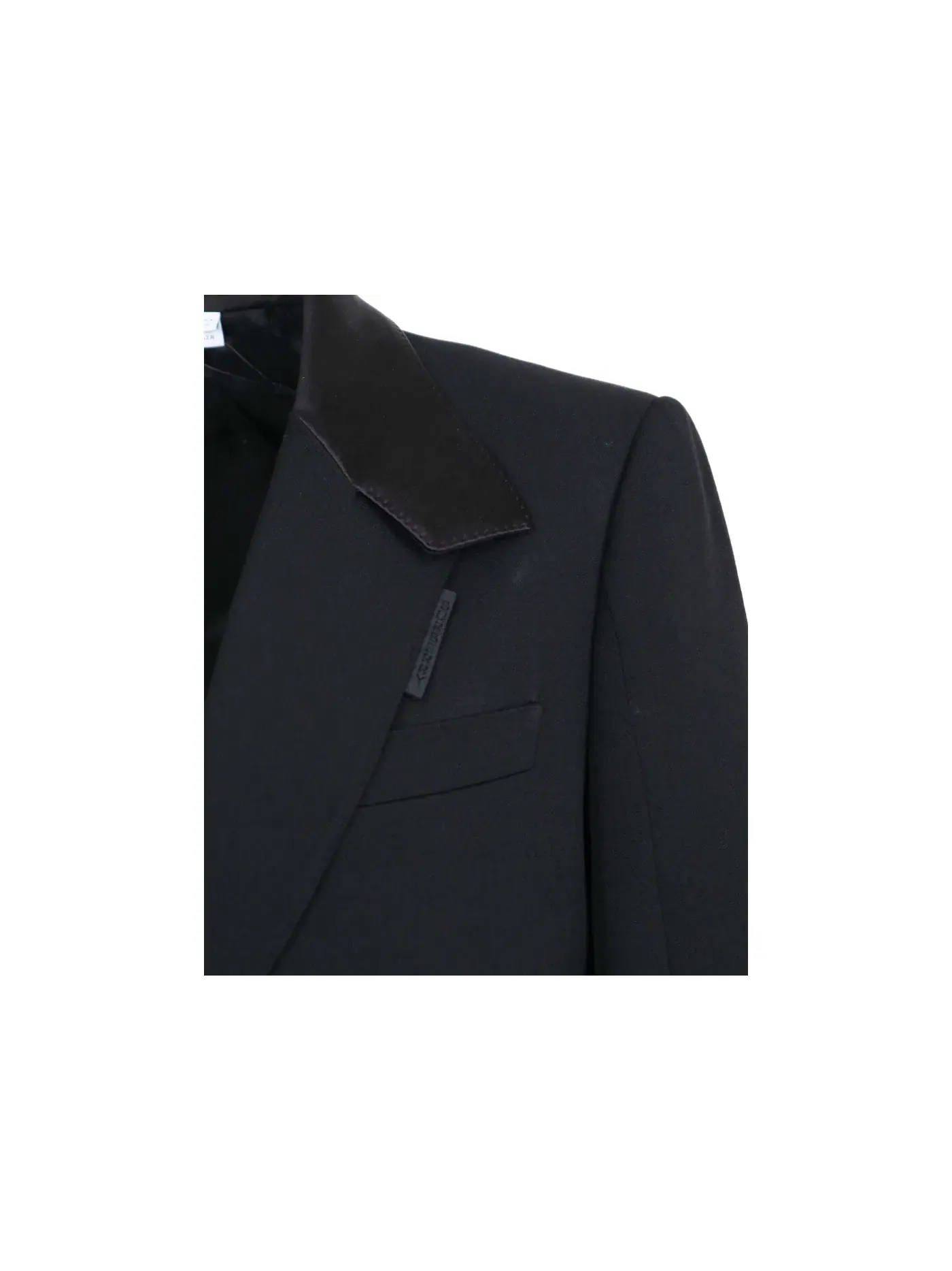 Мужской пиджак приталенный Tailored Jacket Burberry — изображение 3 из 3, черный