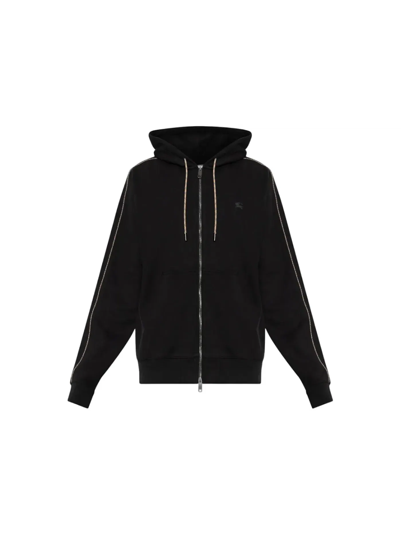 Мужская худи с принтом Burberry Scott Chk Ppg Burberry — изображение 1 из 1, черный
